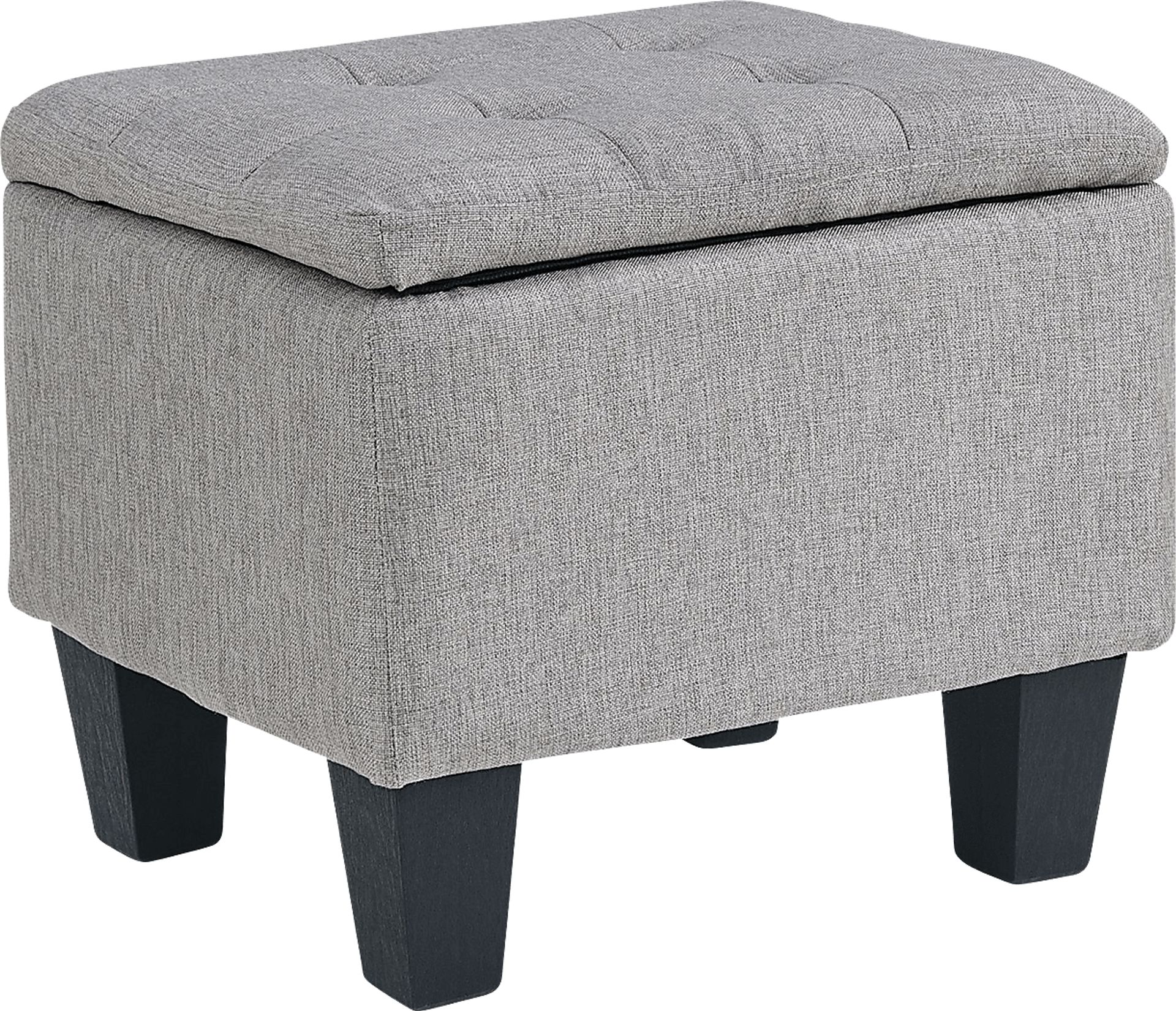 Yoest Gray 3pc Storage Ottoman Set - Image 5