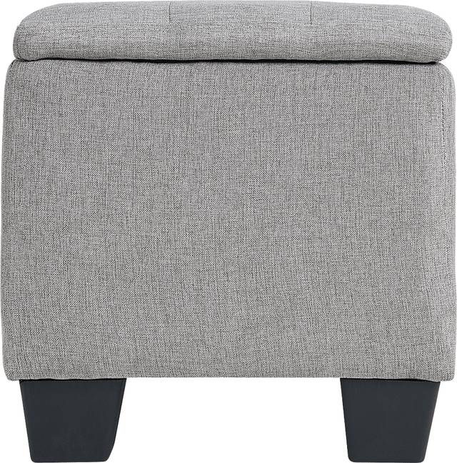 Yoest Gray 3pc Storage Ottoman Set - Thumbnail - Image 6