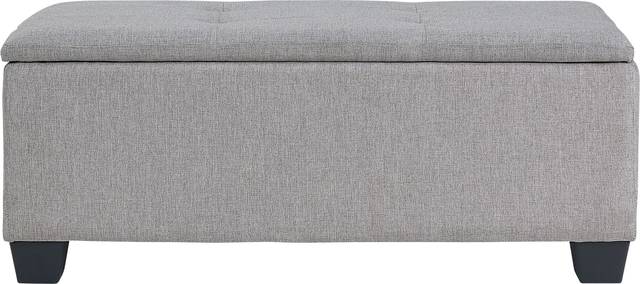 Yoest Gray 3pc Storage Ottoman Set - Thumbnail - Image 7