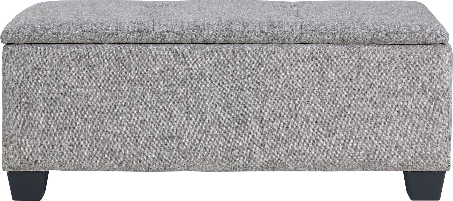 Yoest Gray 3pc Storage Ottoman Set - Image 7