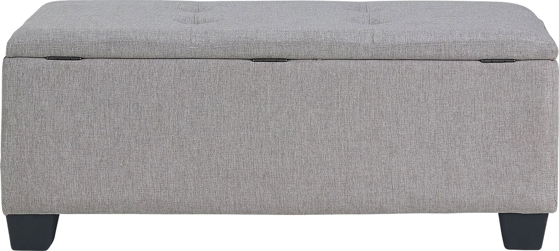 Yoest Gray 3pc Storage Ottoman Set - Image 8