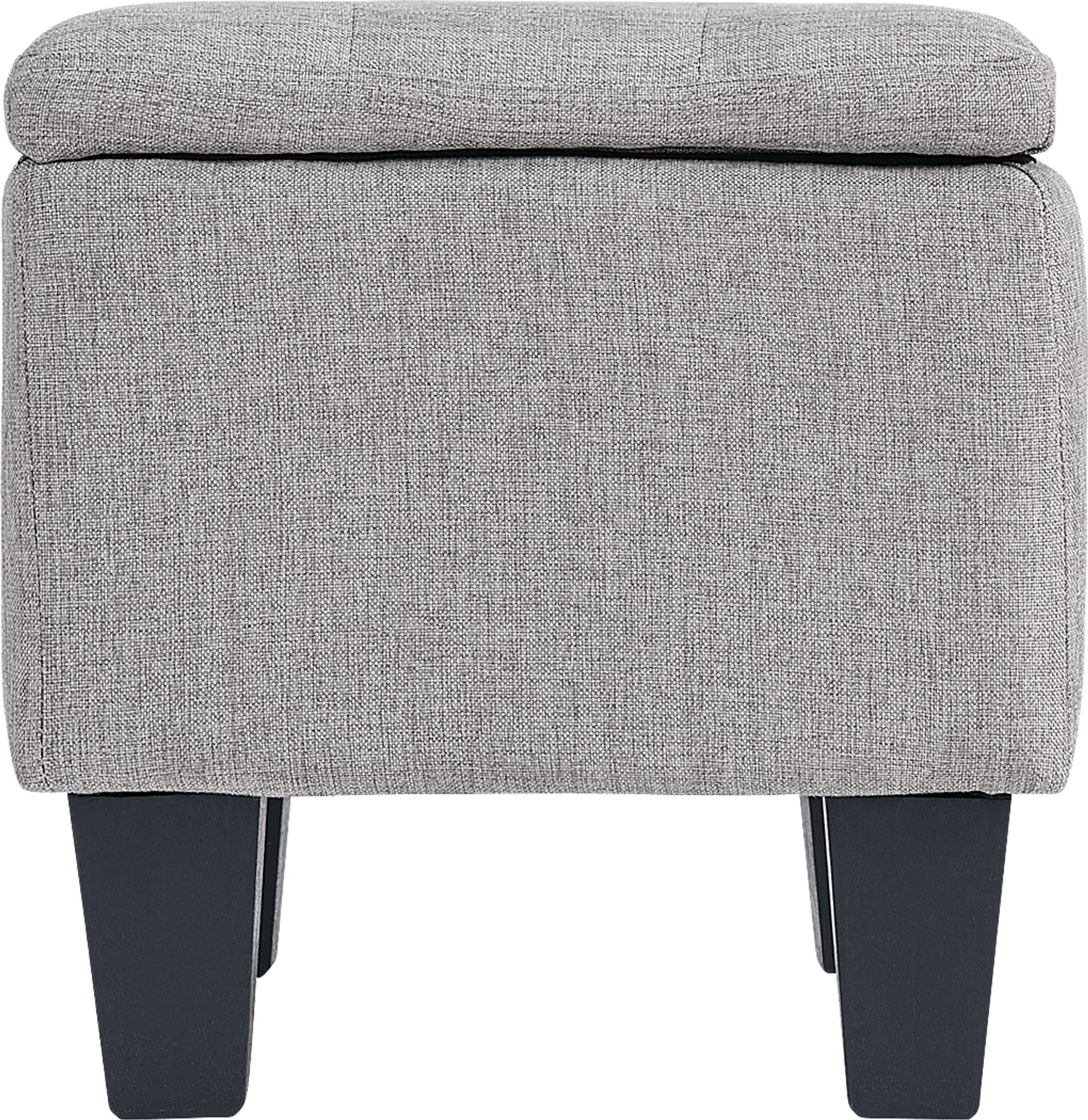 Yoest Gray 3pc Storage Ottoman Set - Image 9