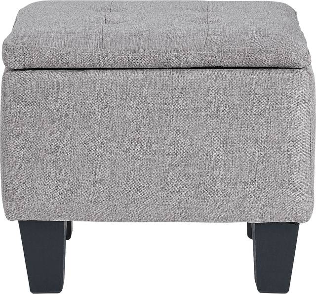 Yoest Gray 3pc Storage Ottoman Set - Thumbnail - Image 10
