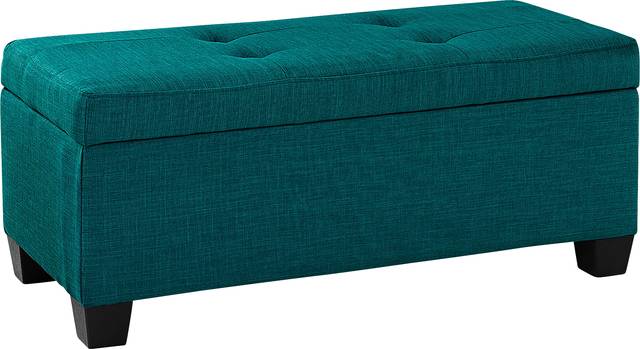 Yoest Teal 3pc Storage Ottoman Set - Thumbnail - Image 6