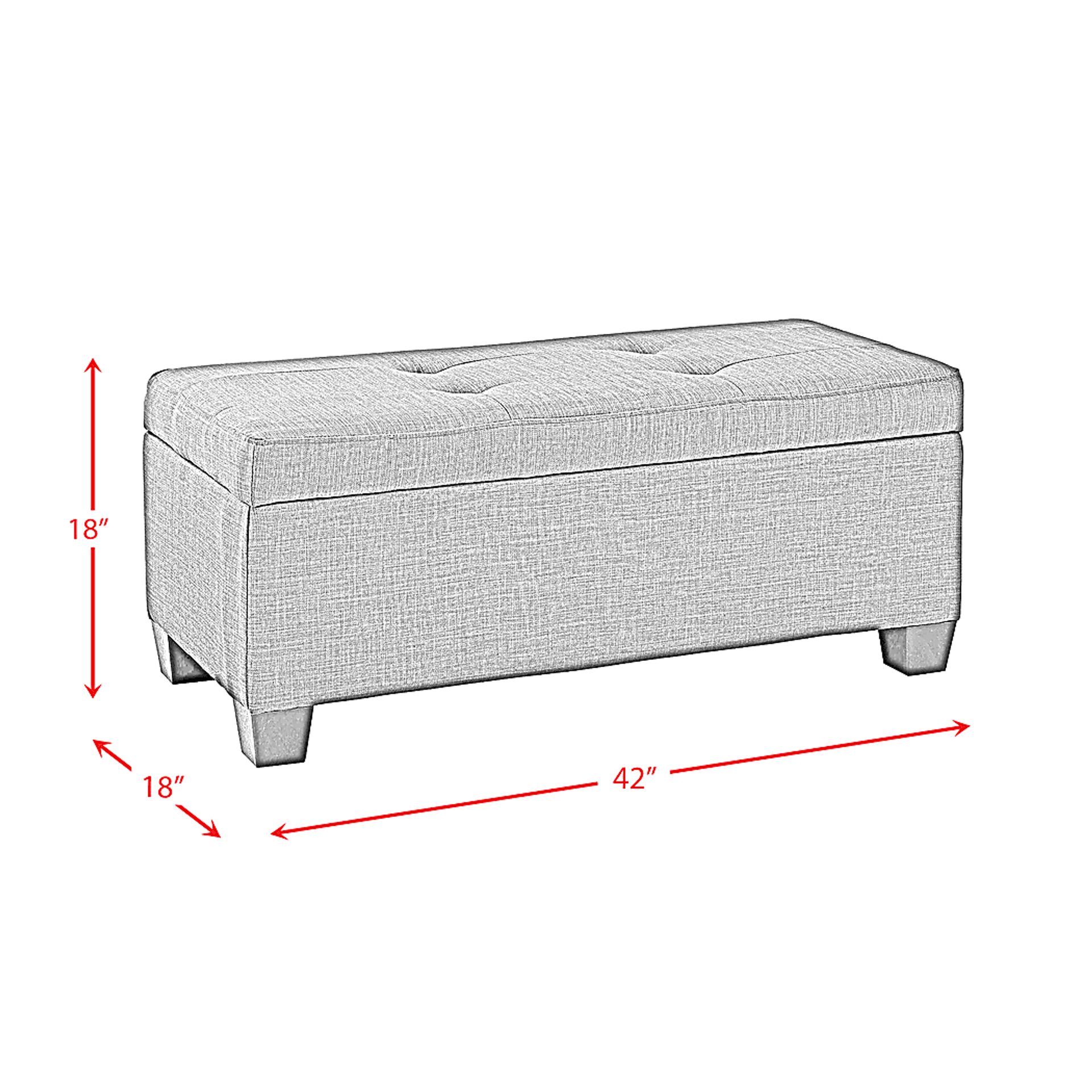 Yoest Teal 3pc Storage Ottoman Set - Image 7