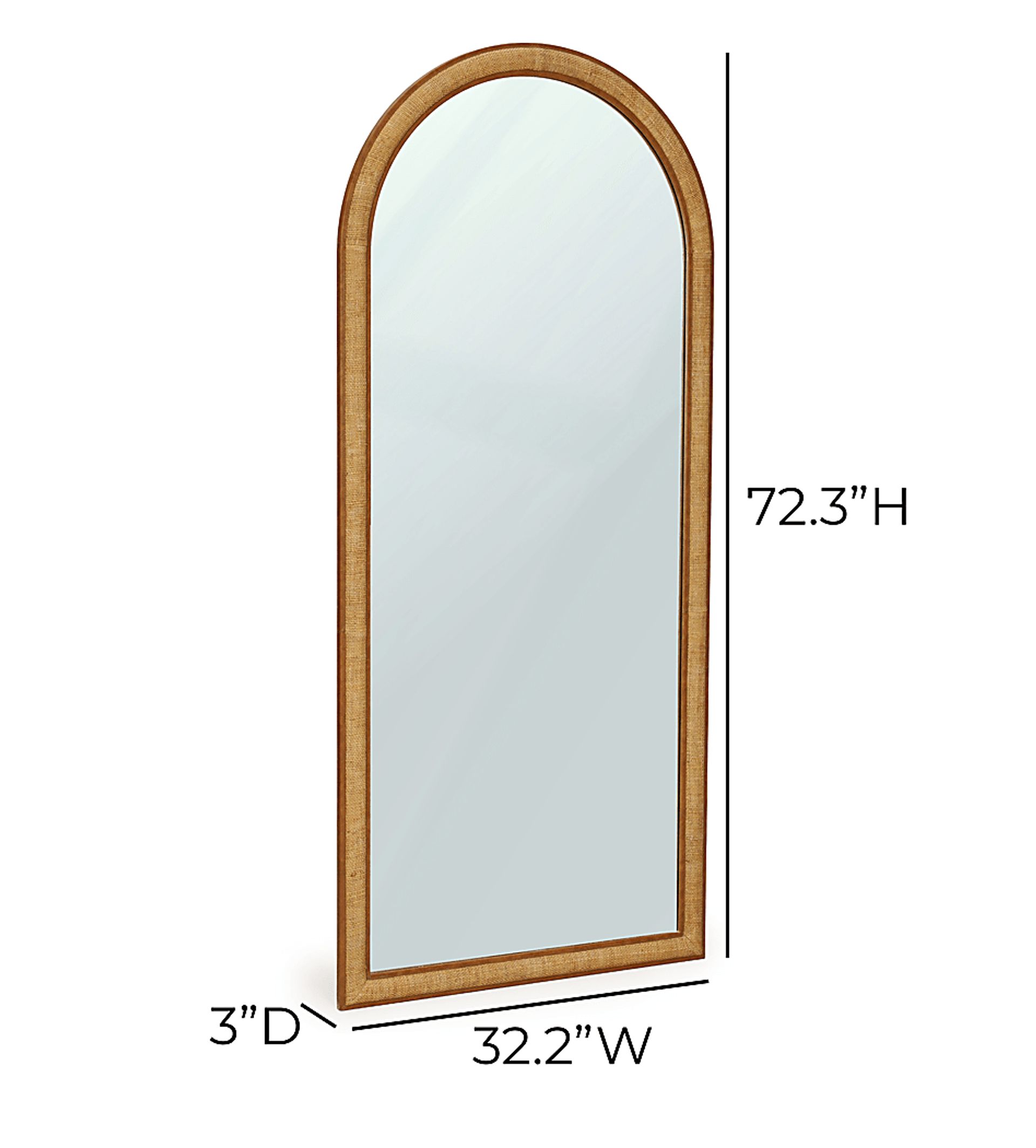 Yohana Brown Mirror - Image 3
