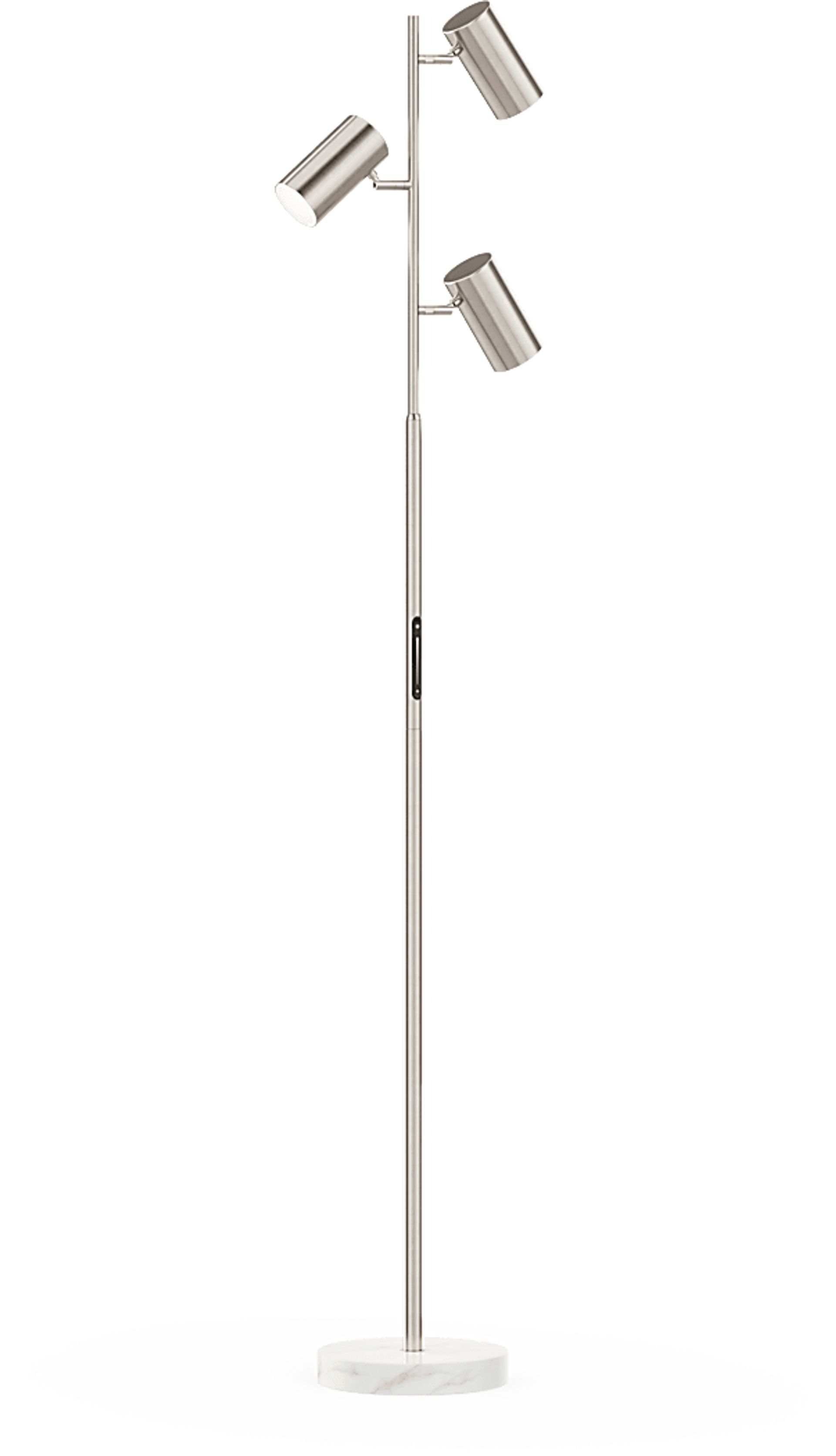 Yokimo Loop Silver Floor Lamp - Image 1