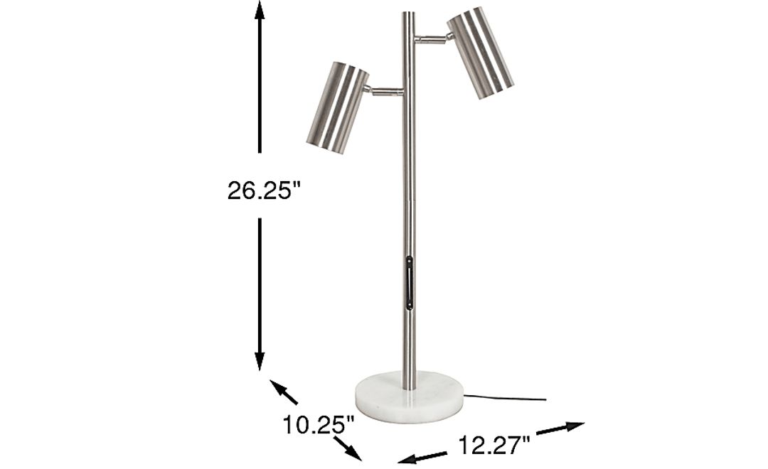 Yokimo Loop Silver Table Lamp