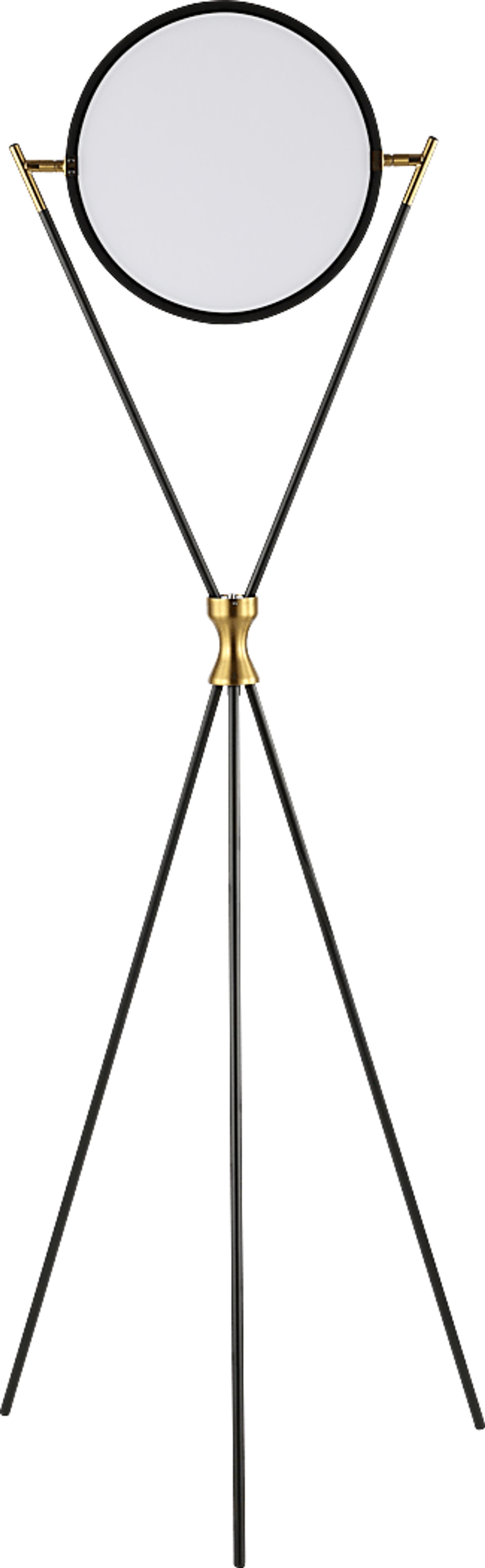 Yolanda Vista Black Floor Lamp - Image 1