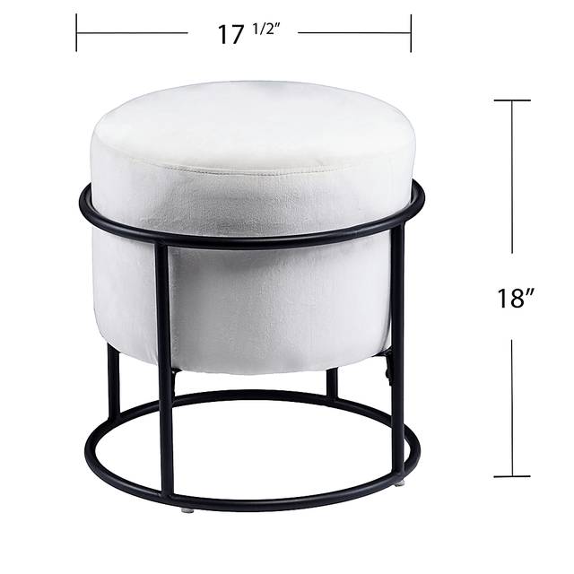Yonderhill Gray Ottoman - Thumbnail - Image 4