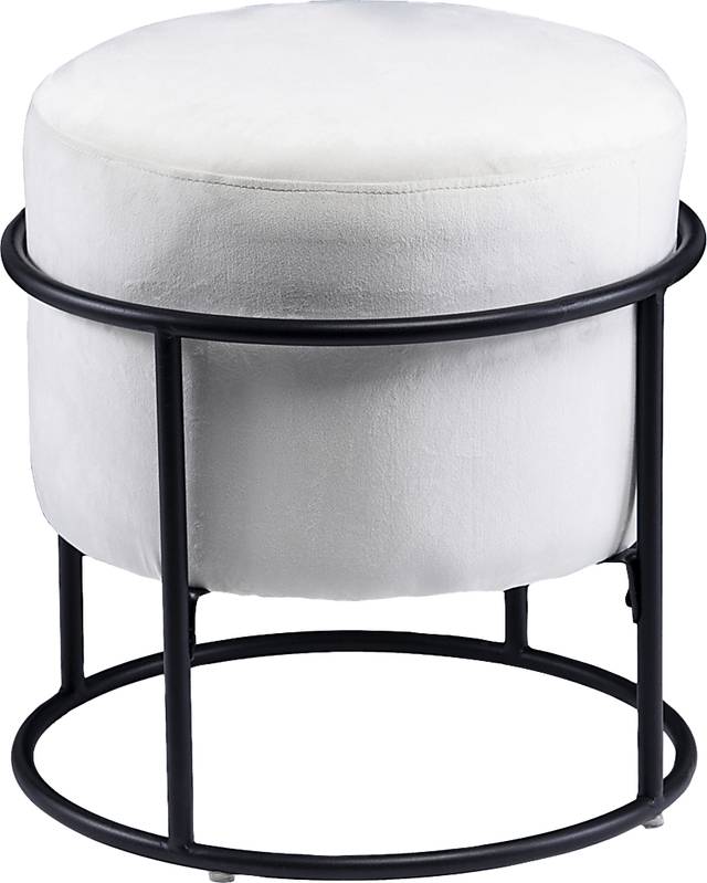 Yonderhill Gray Ottoman - Thumbnail - Image 1