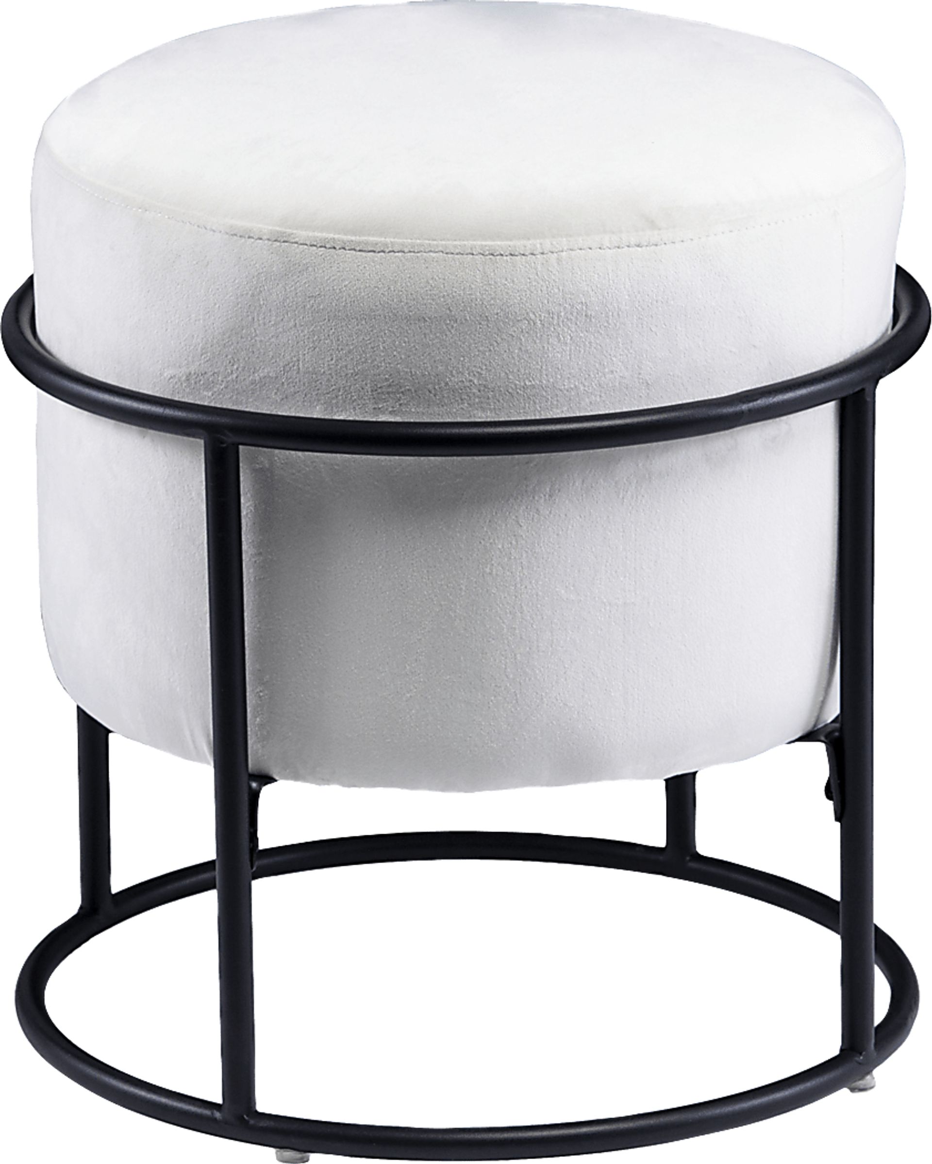 Yonderhill Gray Ottoman - Image 1
