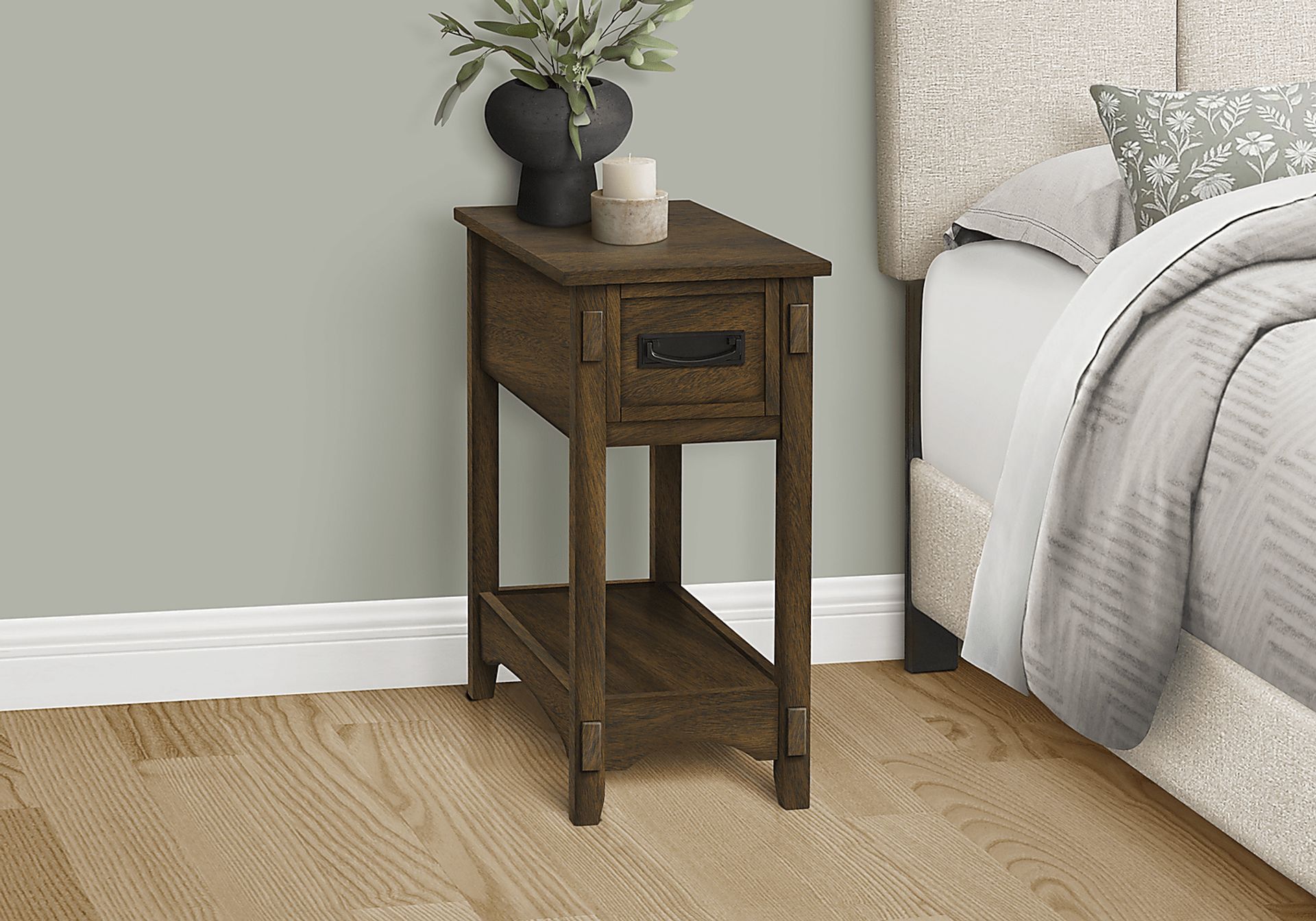 Yonview Walnut Accent Table - Image 3