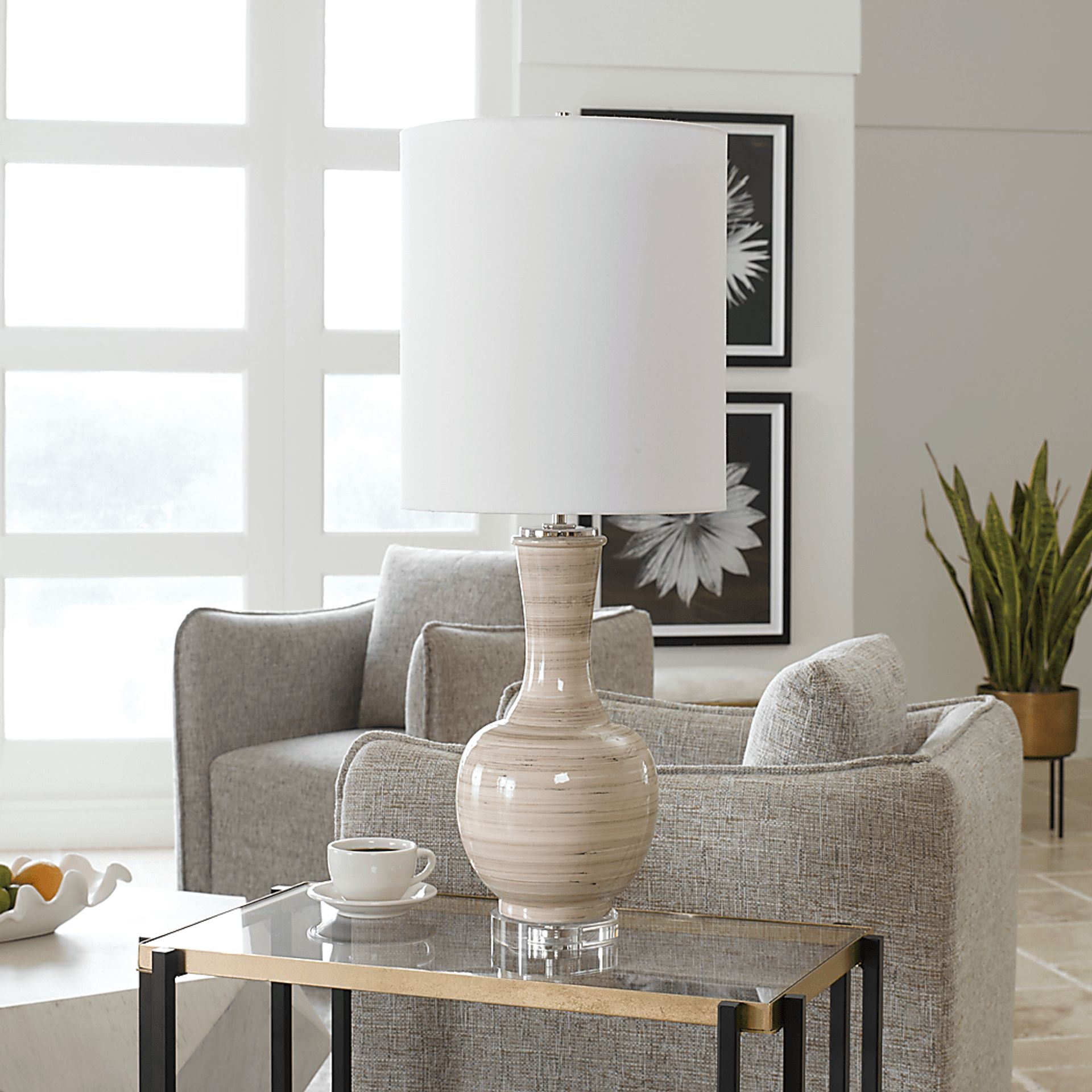 Yorkridge Lane Cream Lamp - Image 2