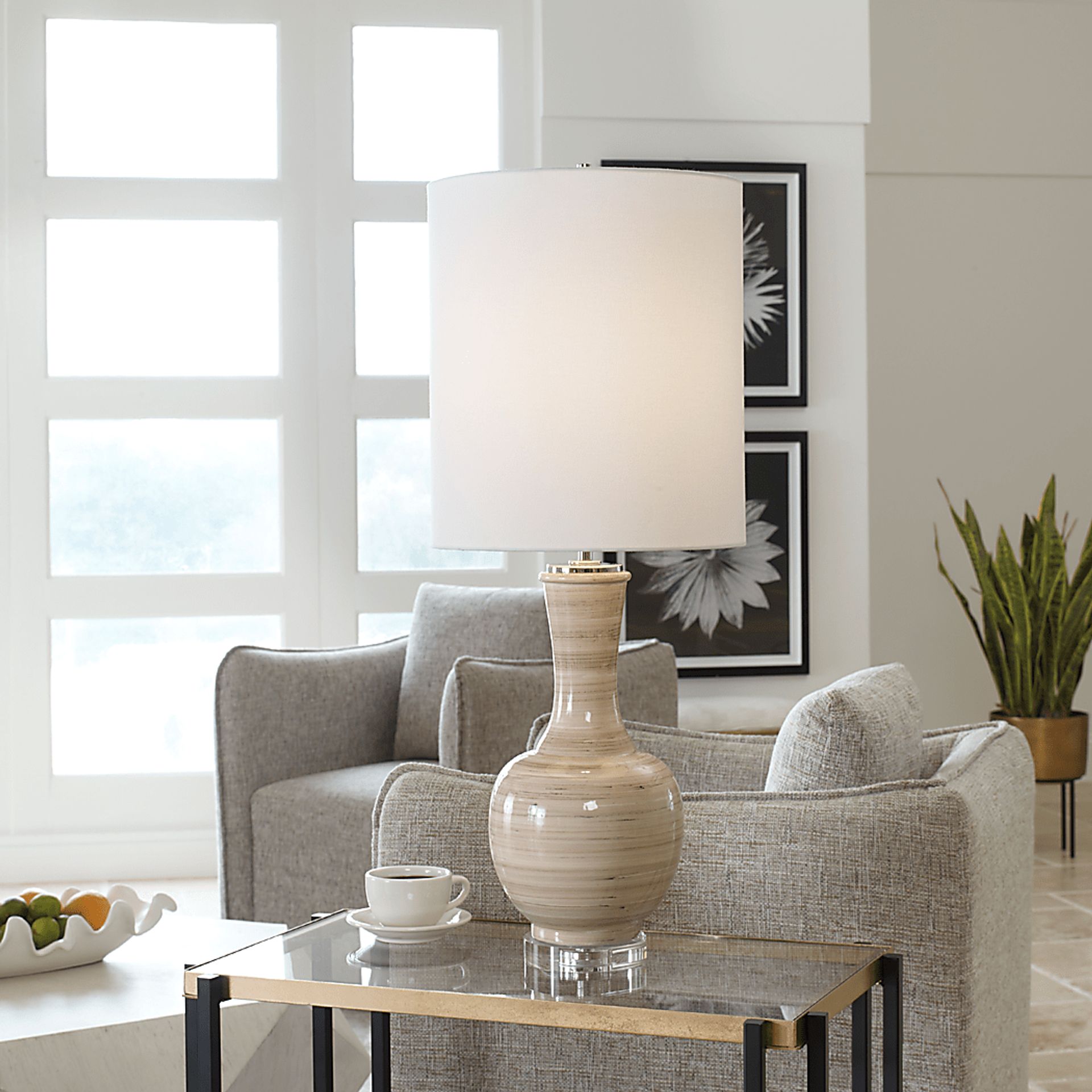 Yorkridge Lane Cream Lamp - Image 3