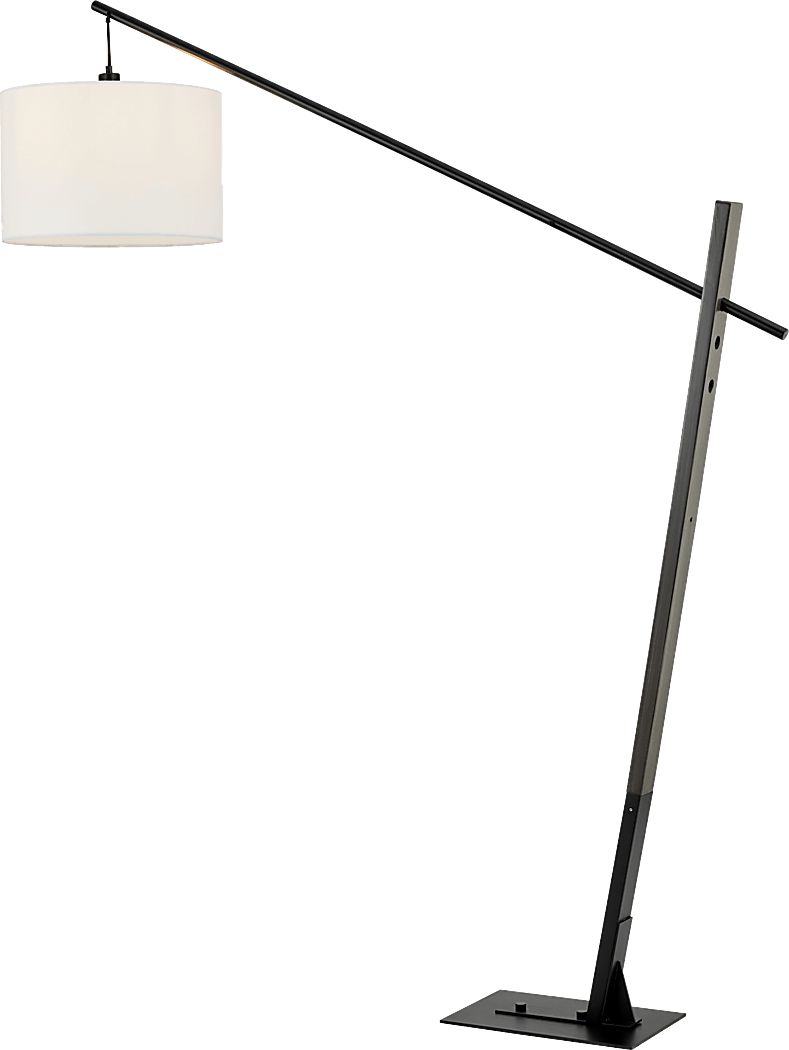 Yorkshire Island Black Floor Lamp