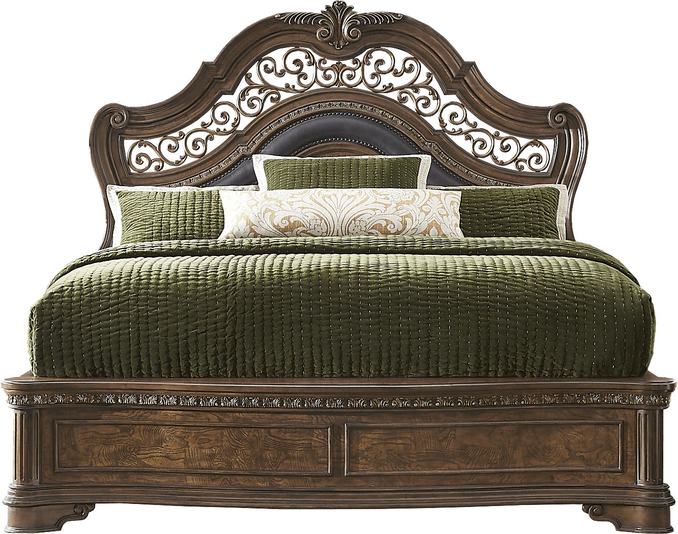 3 pc queen panel bed