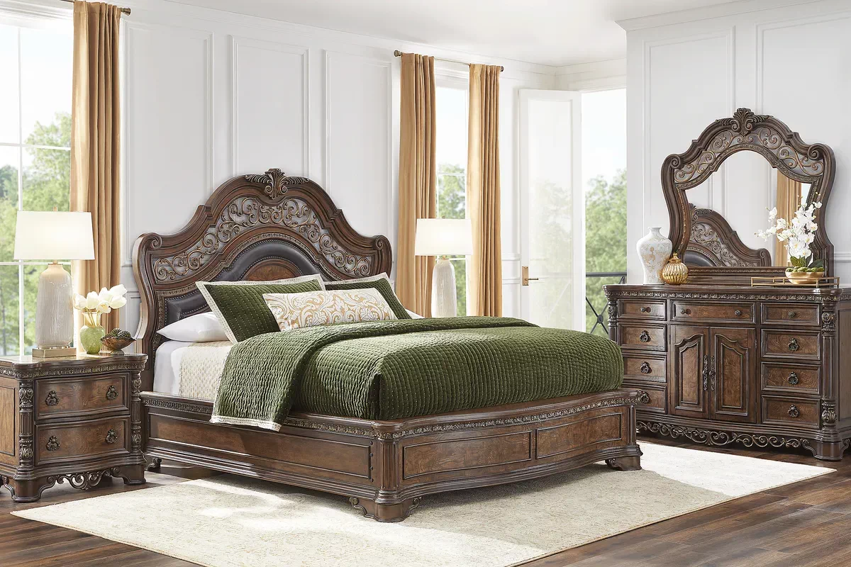 King bedroom online sets brown