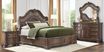 Yorkshire Manor Brown 7 Pc King Panel Bedroom