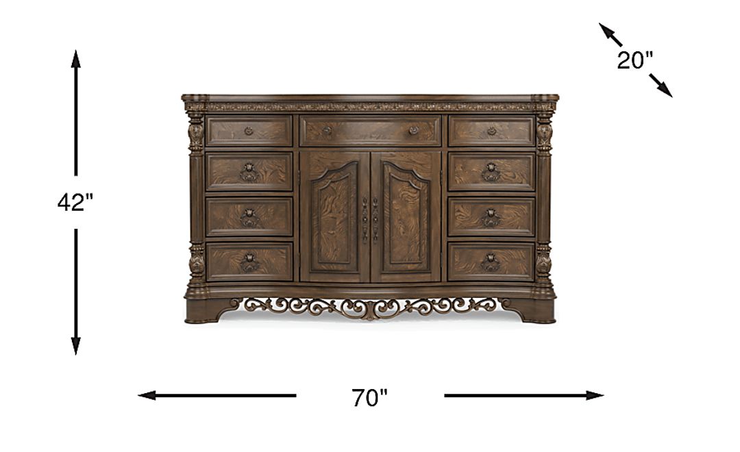 Yorkshire Manor Brown Dresser