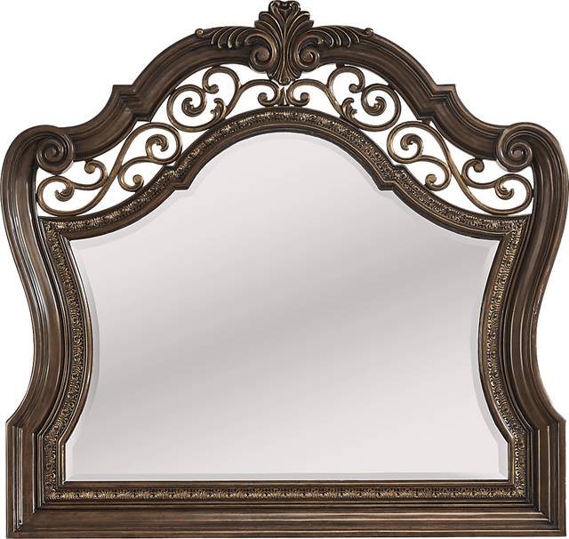 Yorkshire Manor Brown 5 Pc King Panel Bedroom - Thumbnail - Image 13