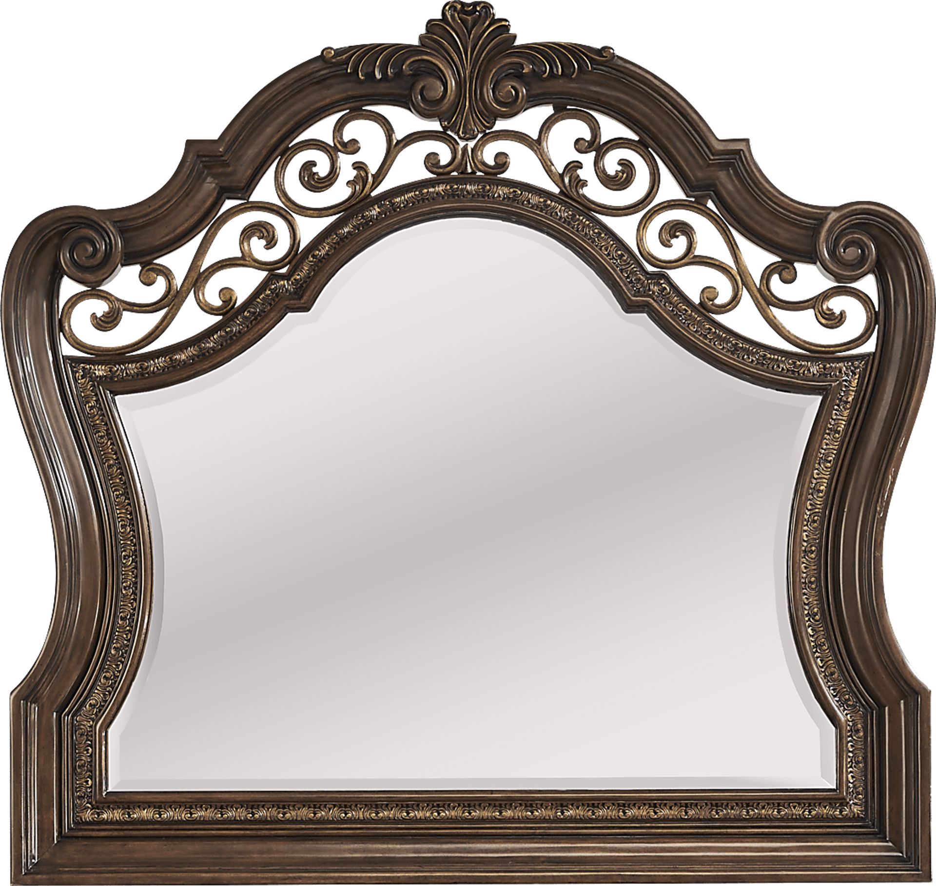 Yorkshire Manor Brown 7 Pc King Panel Bedroom - Image 14