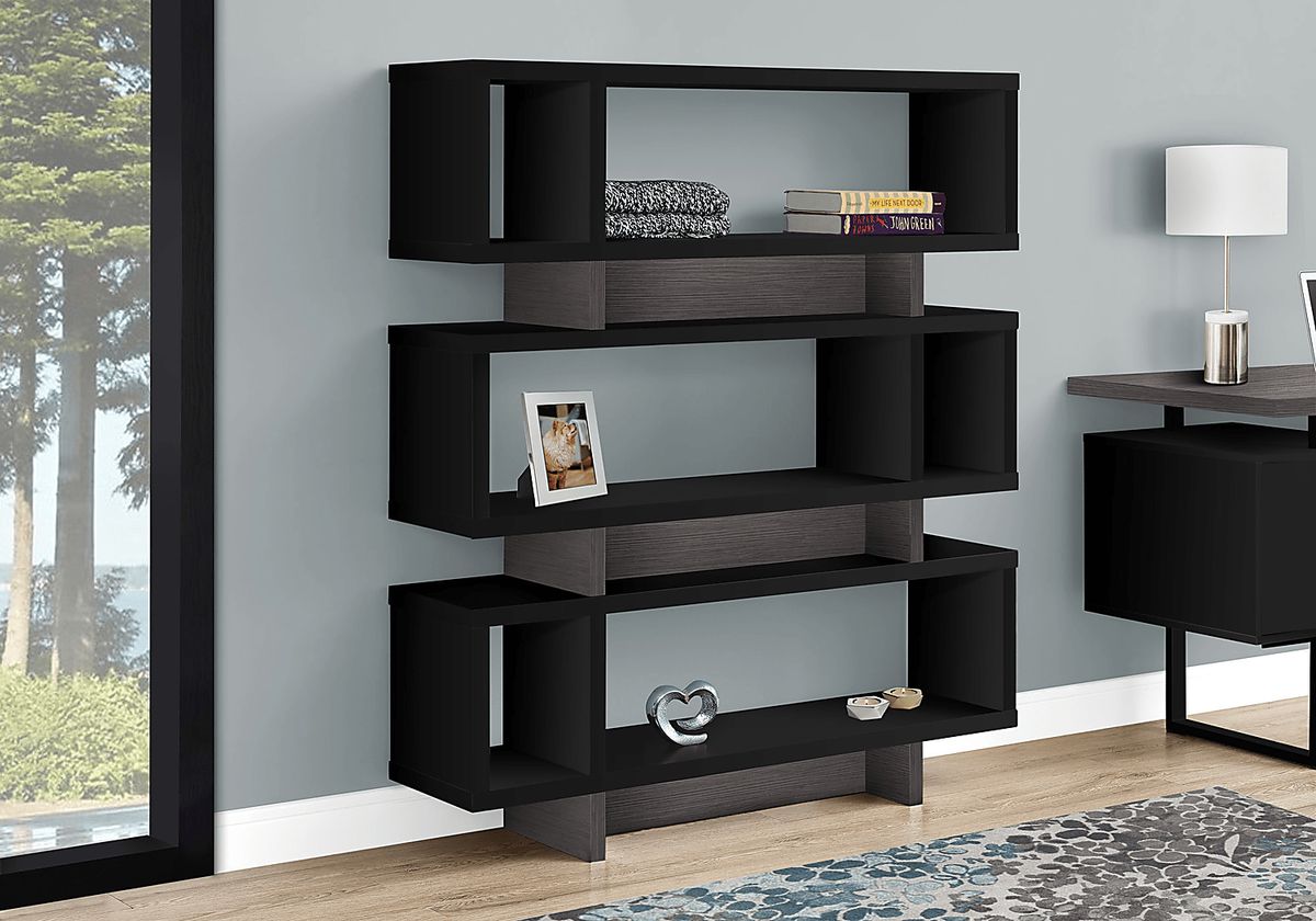 Yorkwood Black Black,Colors Bookcase Rooms to Go