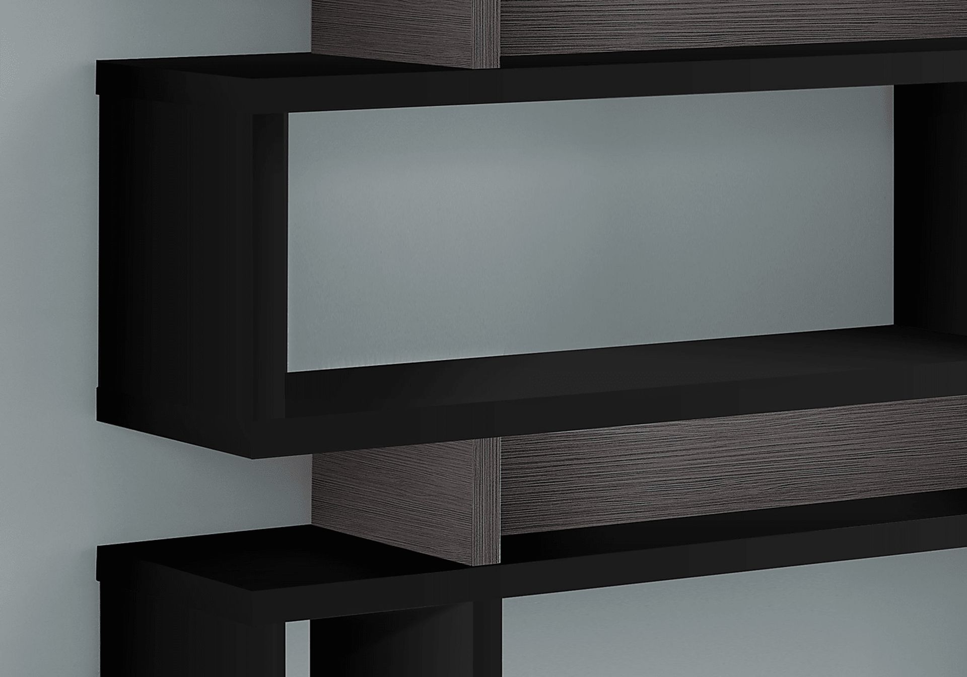Yorkwood Black Bookcase - Image 3