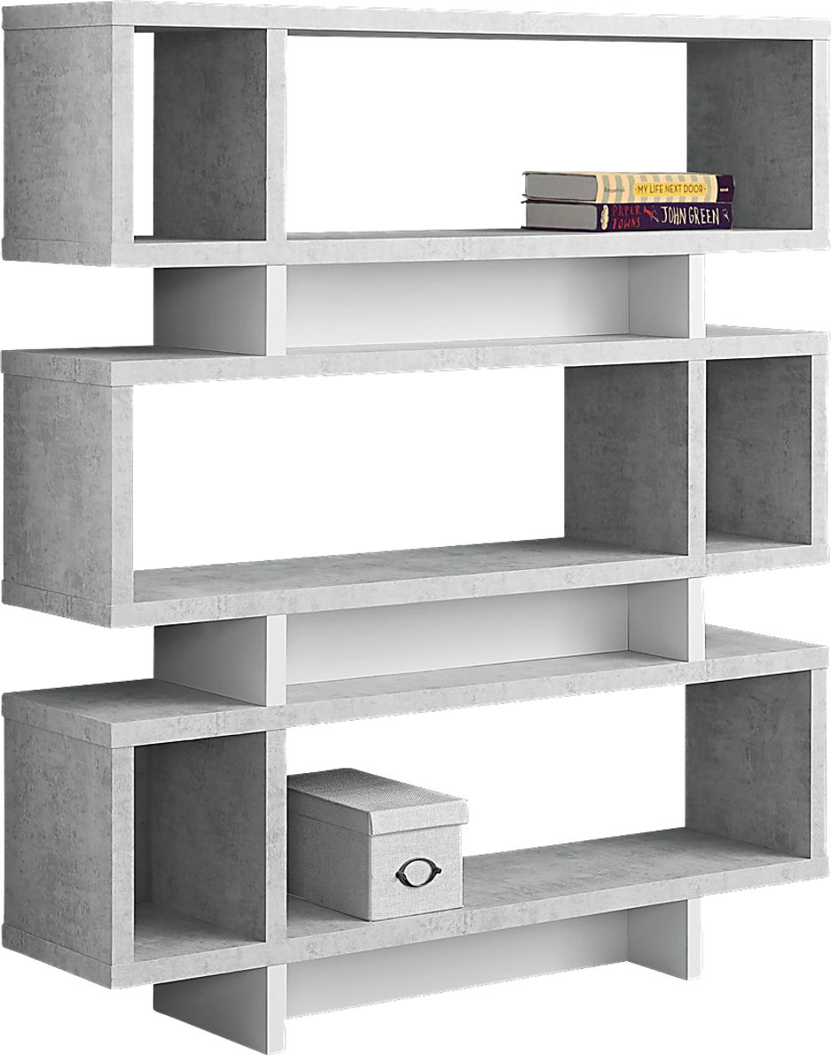 Yorkwood Gray Bookcase