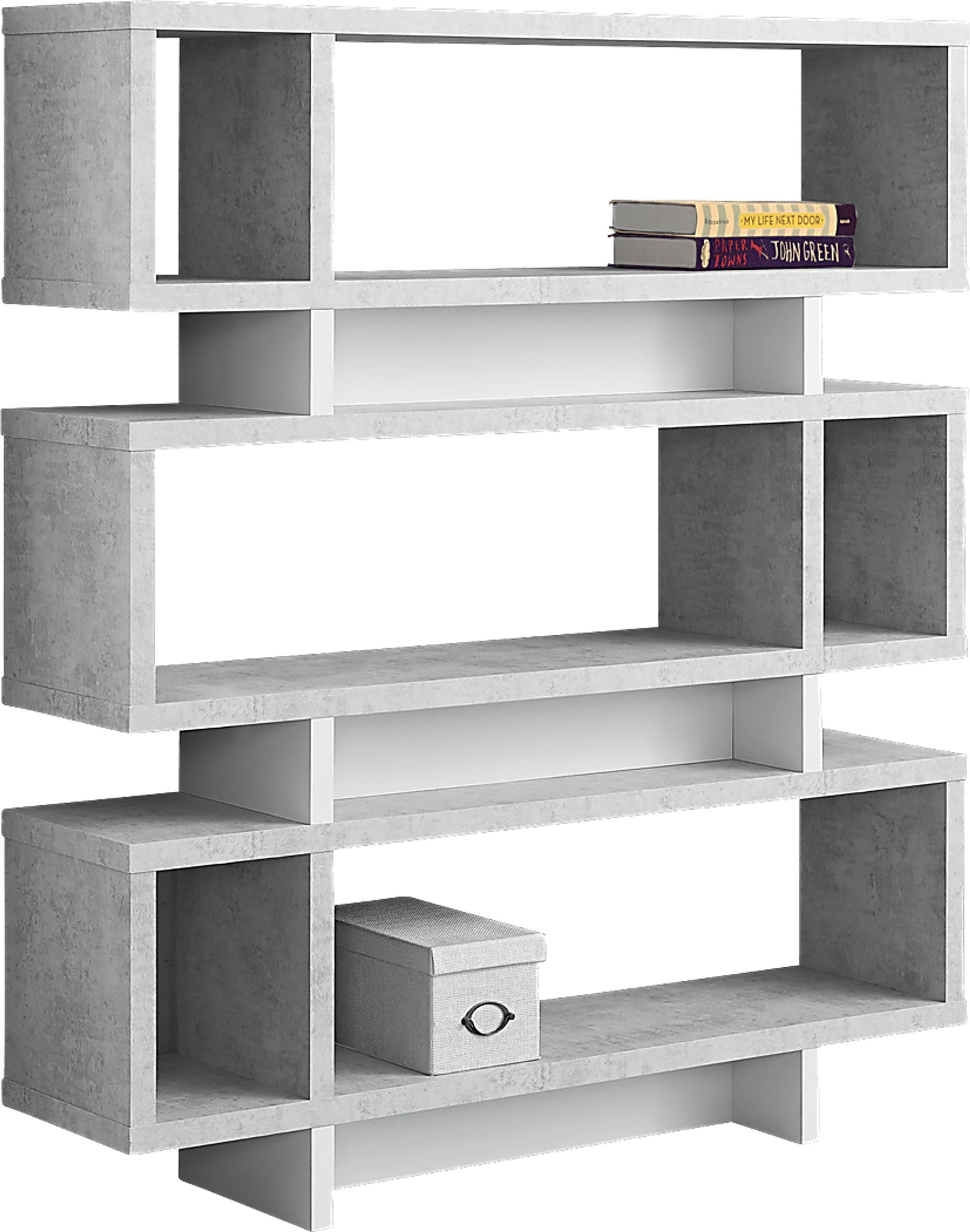 Yorkwood Gray Bookcase - Image 1