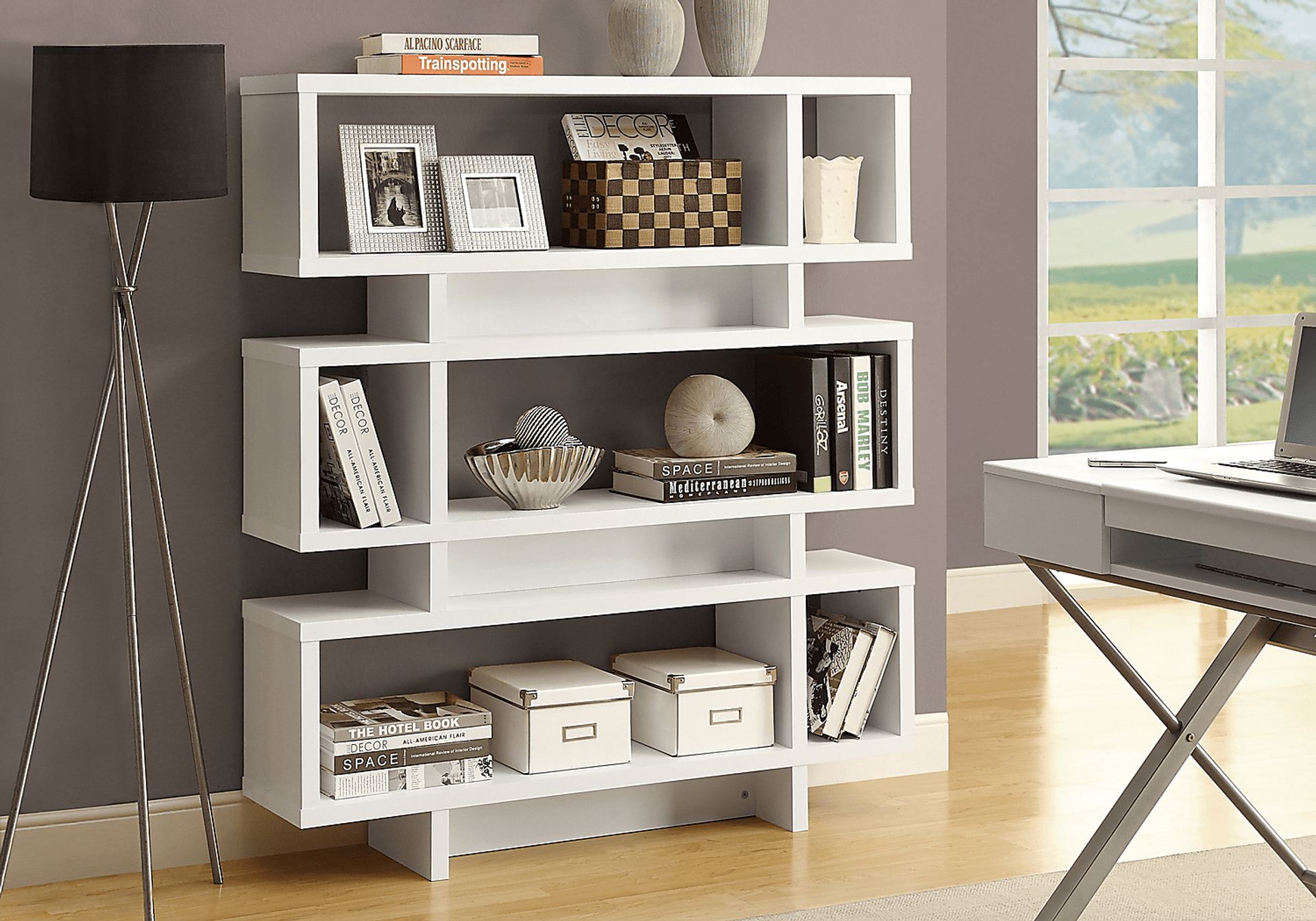 Yorkwood White Bookcase - Image 2