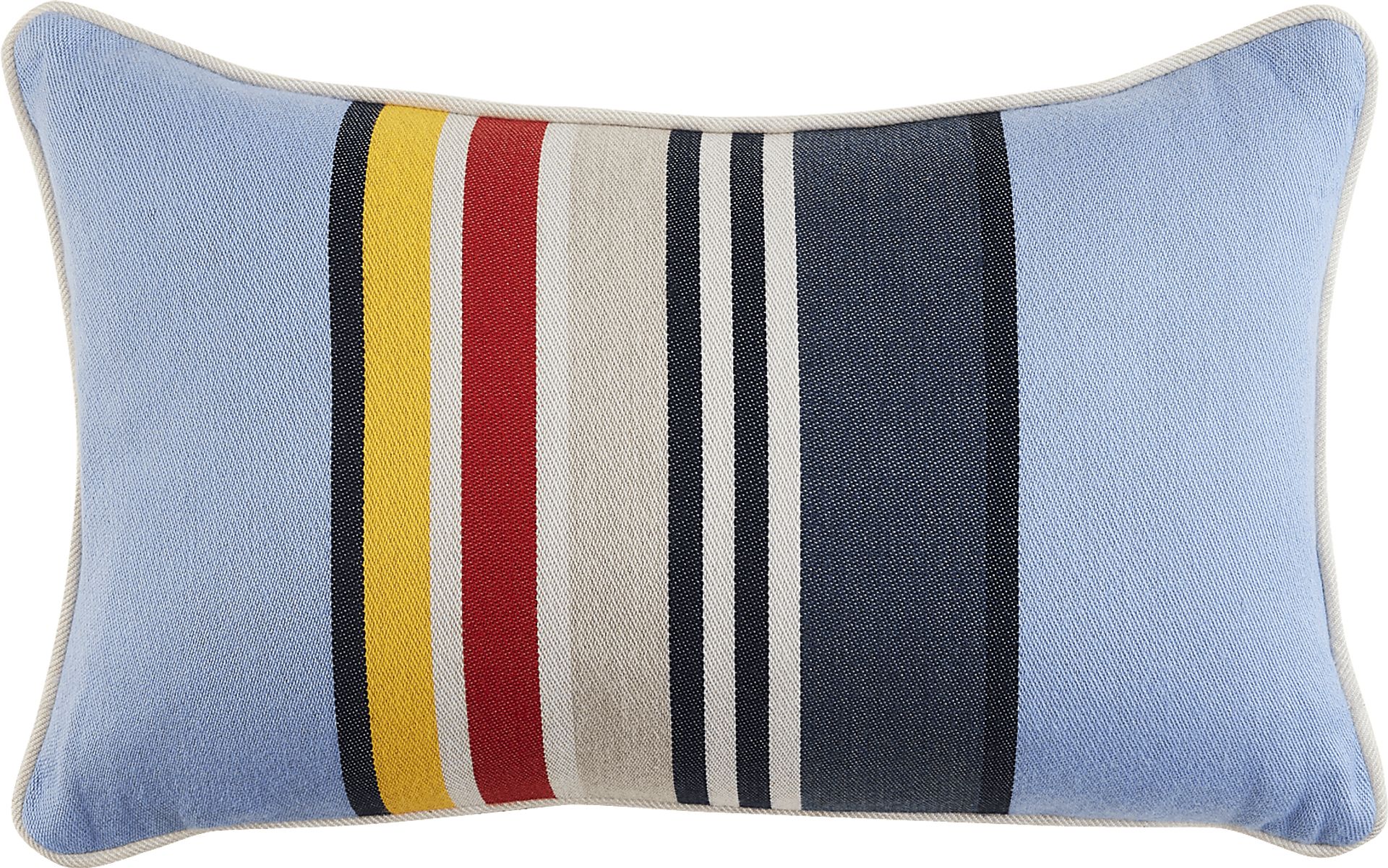 Yosemite Stripe Sky Indoor/Outdoor Kidney Pillow - Image 1