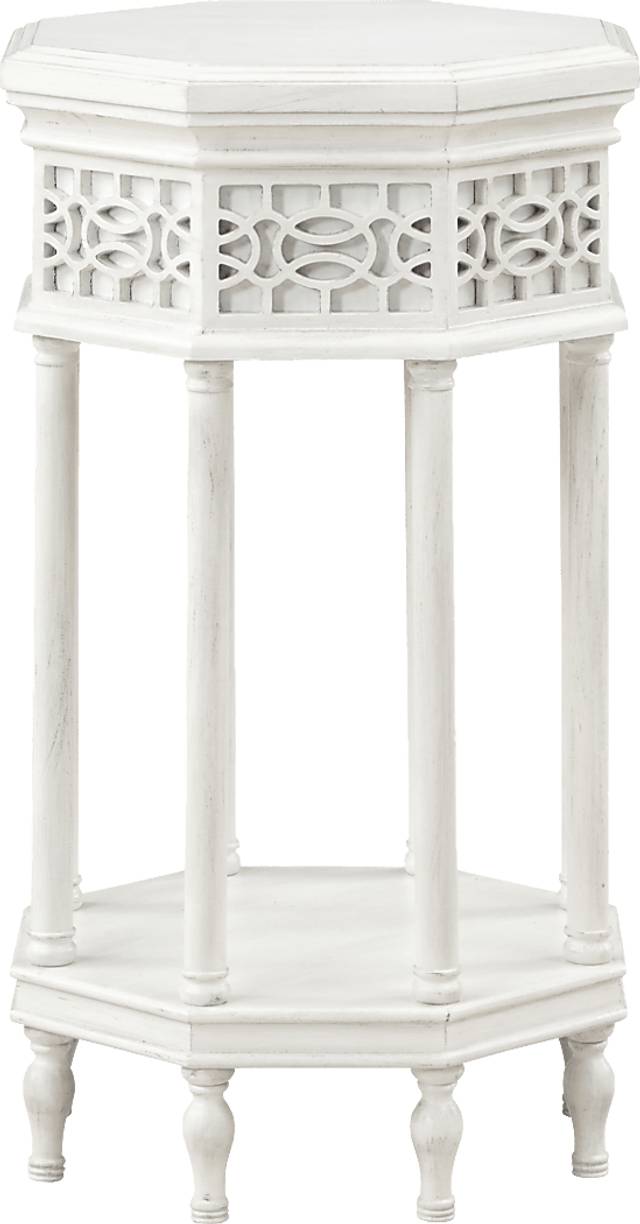 Yosida White Accent Table - Thumbnail - Image 3