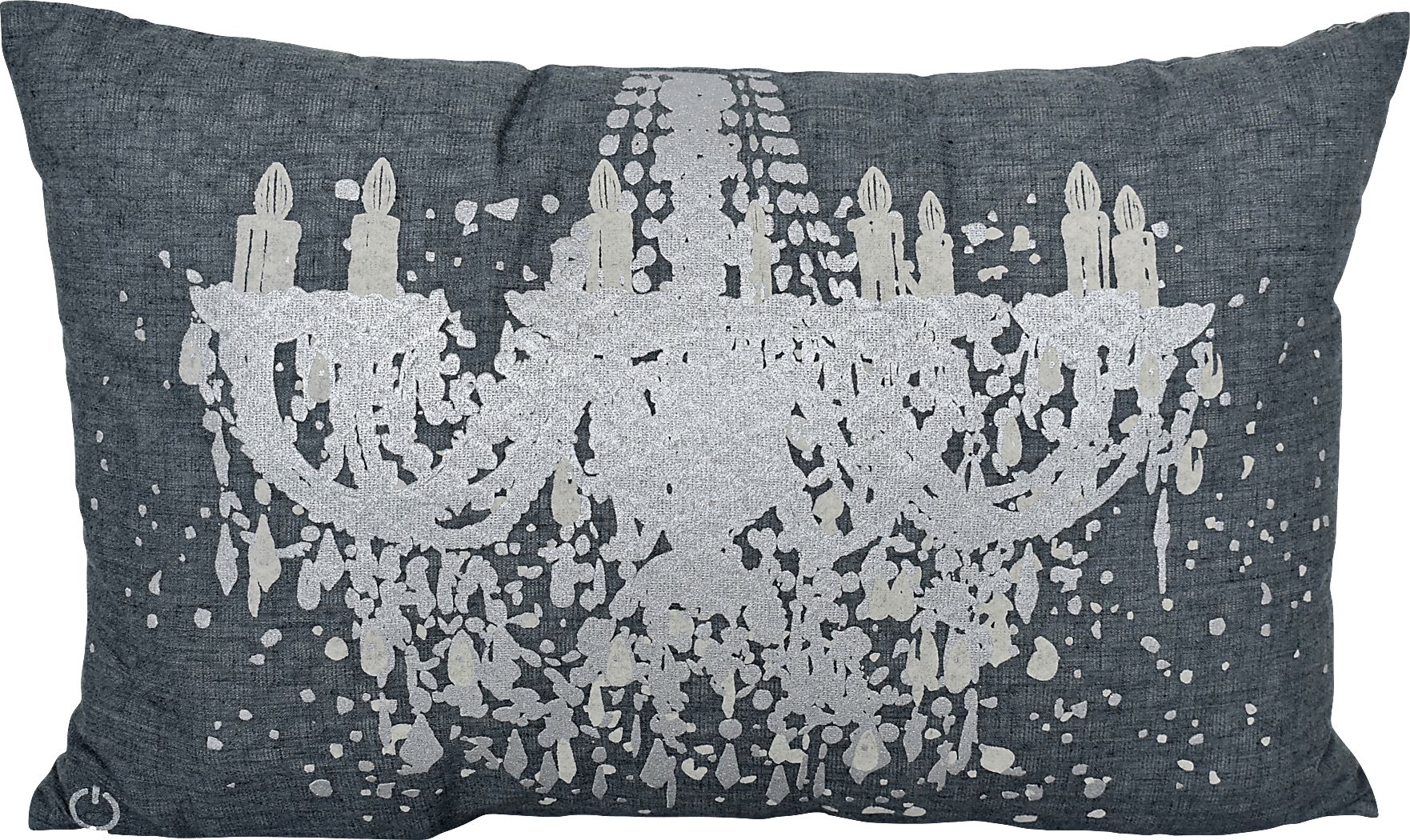 Youpon Blue Throw Pillow