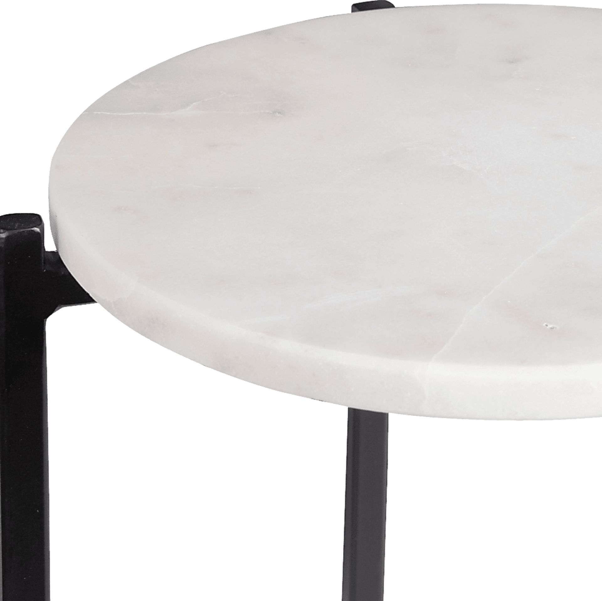 Yrenea White Nesting Table, Set of 2 - Image 4