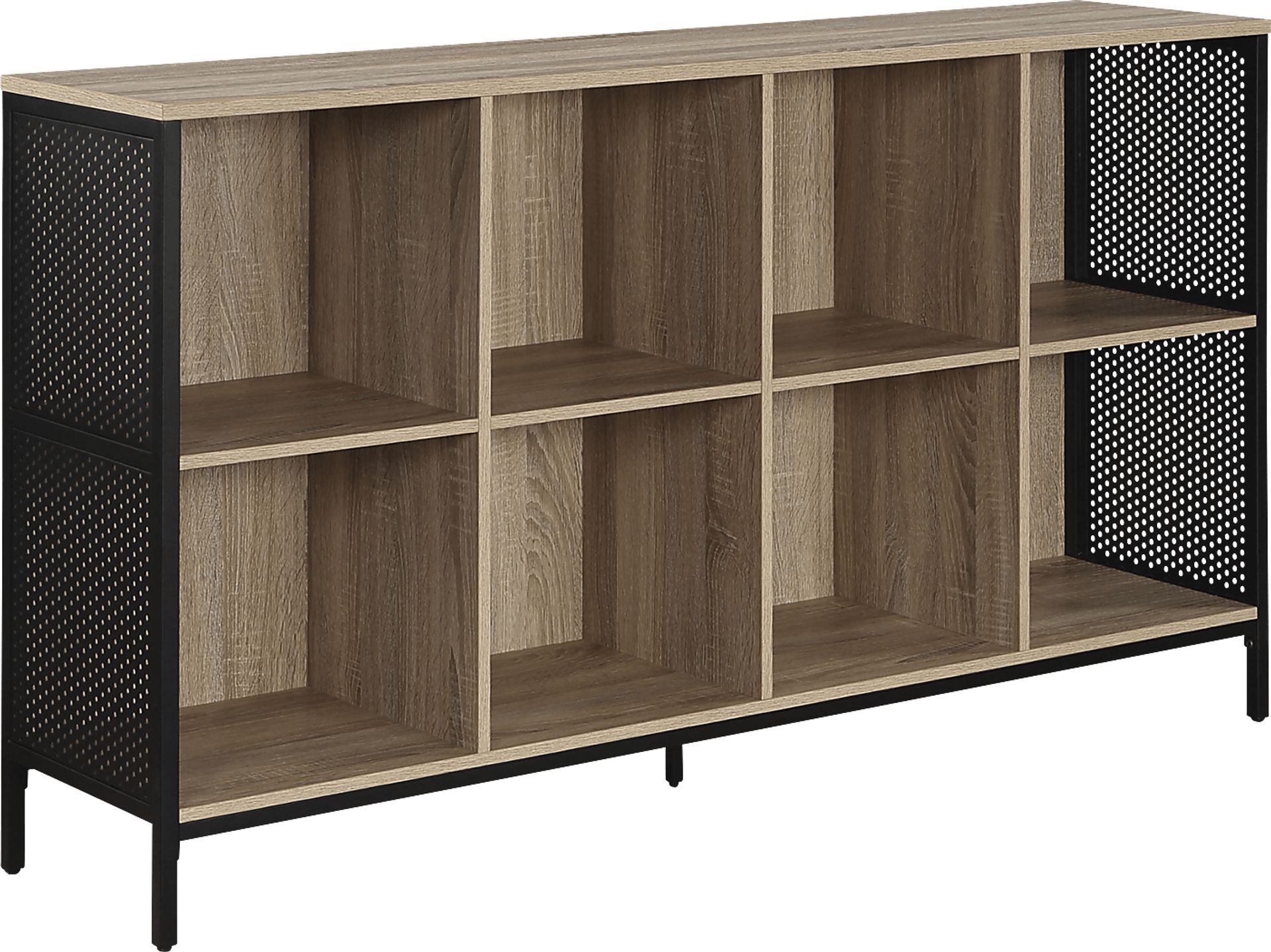 Ysaac Brown Storage Bookcase - Image 1