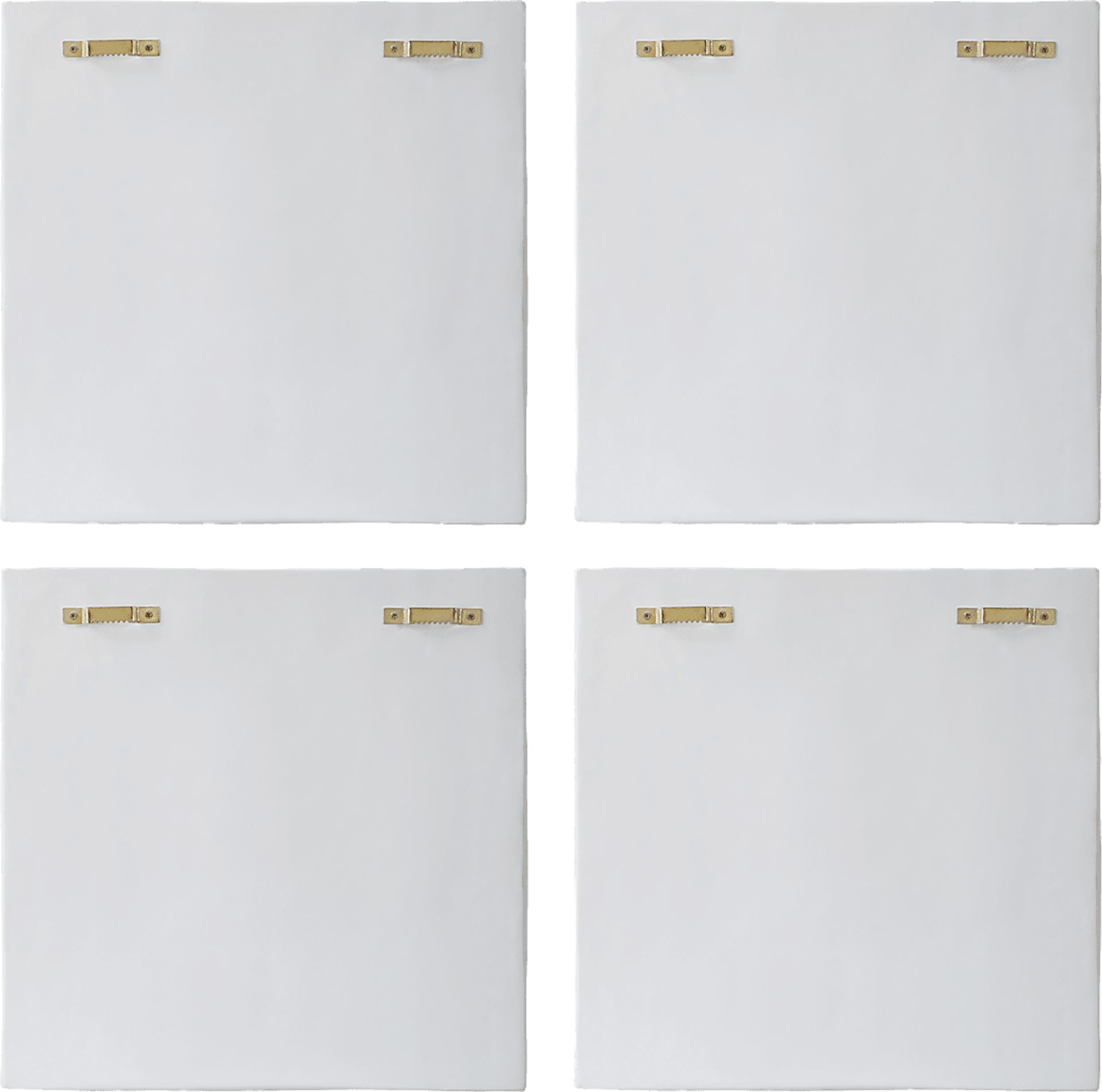 Yuaher White Wall Decor, Set of 4 - Image 7