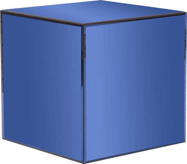 Yuba Blue Accent Table - Thumbnail - Image 1