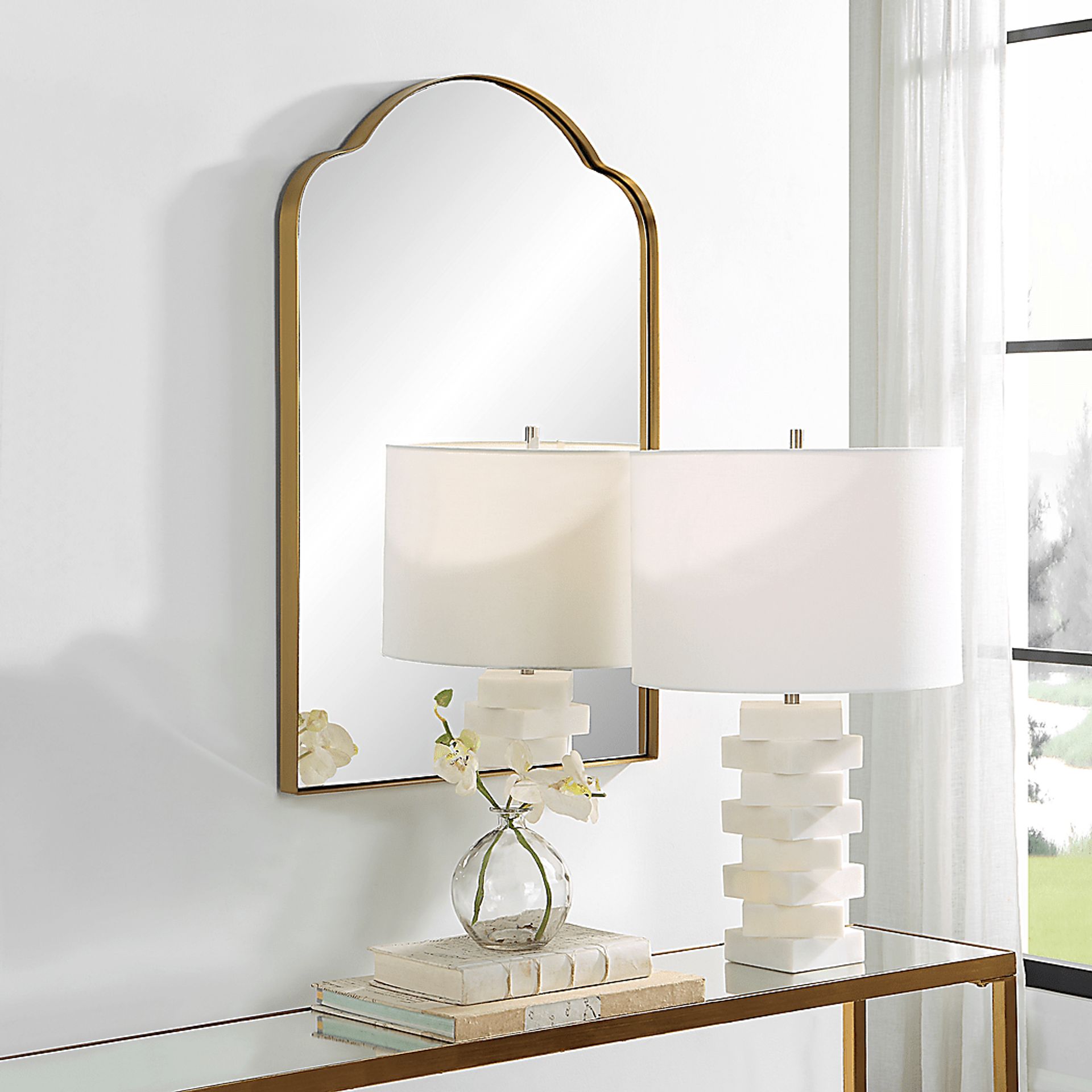 Yudi Brass Mirror - Image 3