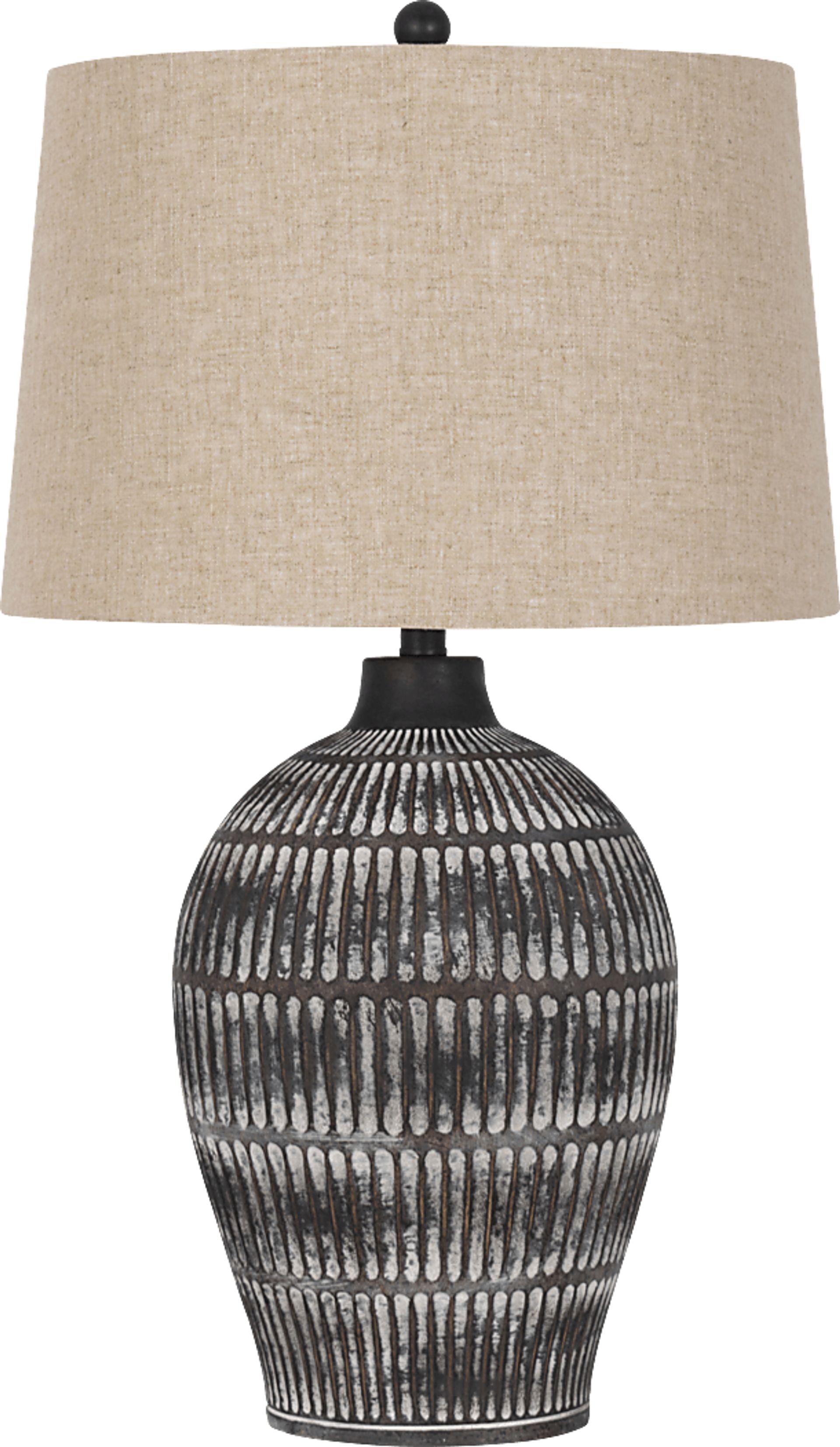 Yuima Avenue Brown Lamp - Image 1