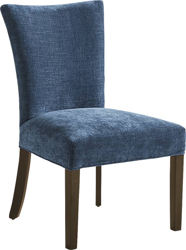 Yuliana Blue Side Chair - Thumbnail - Image 2