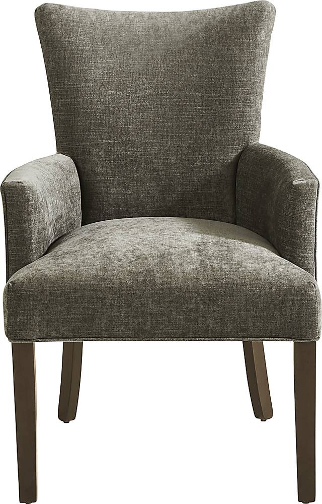 Yuliana Charcoal Arm Chair - Thumbnail - Image 1