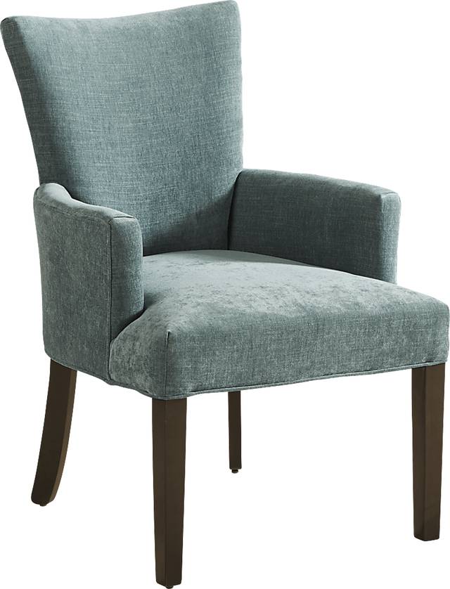Yuliana Teal Arm Chair - Thumbnail - Image 2
