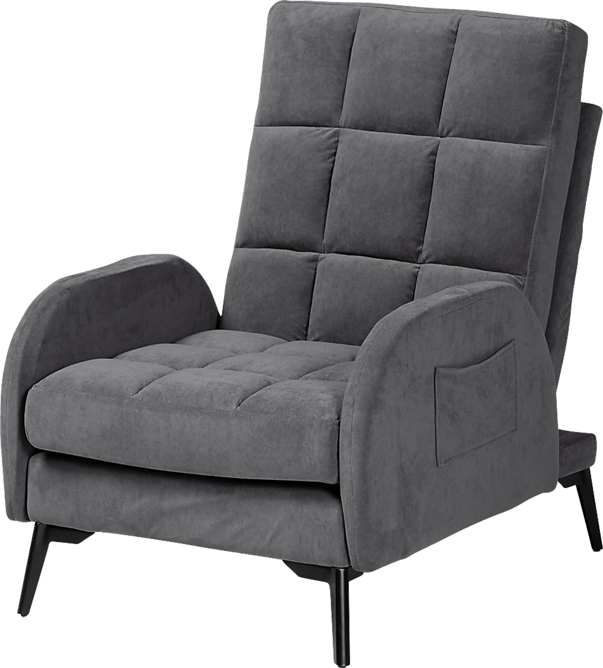 Yupon Gray Accent Chair & Ottoman - Image 6