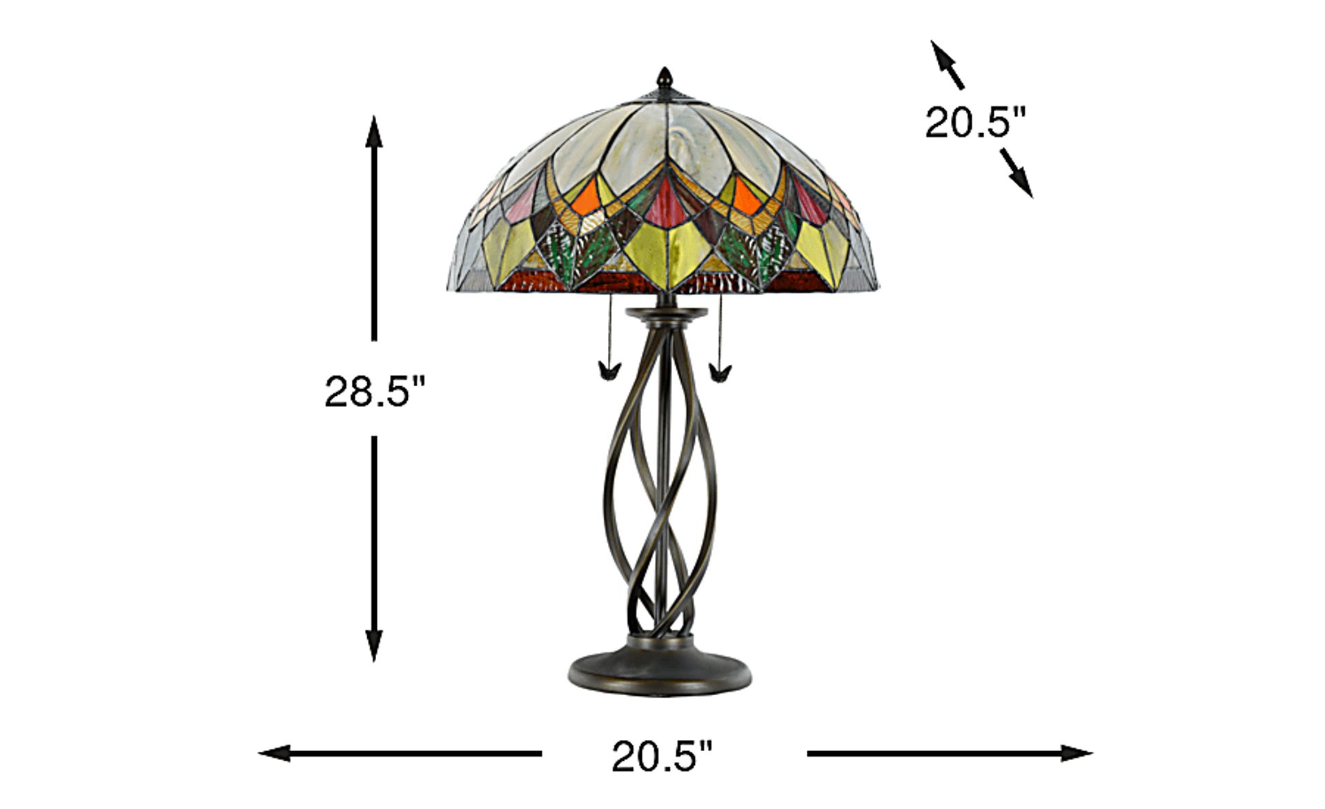 Dimension Image. Please refer to the Dimension Tab on this page for dimension details.