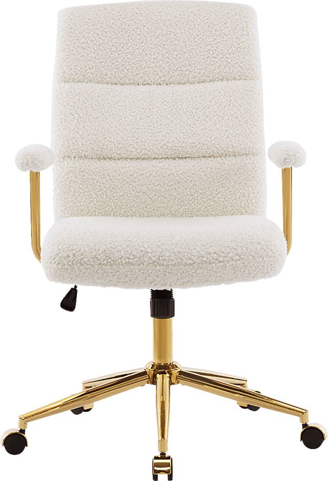 Yvoria White Office Chair - Thumbnail - Image 3