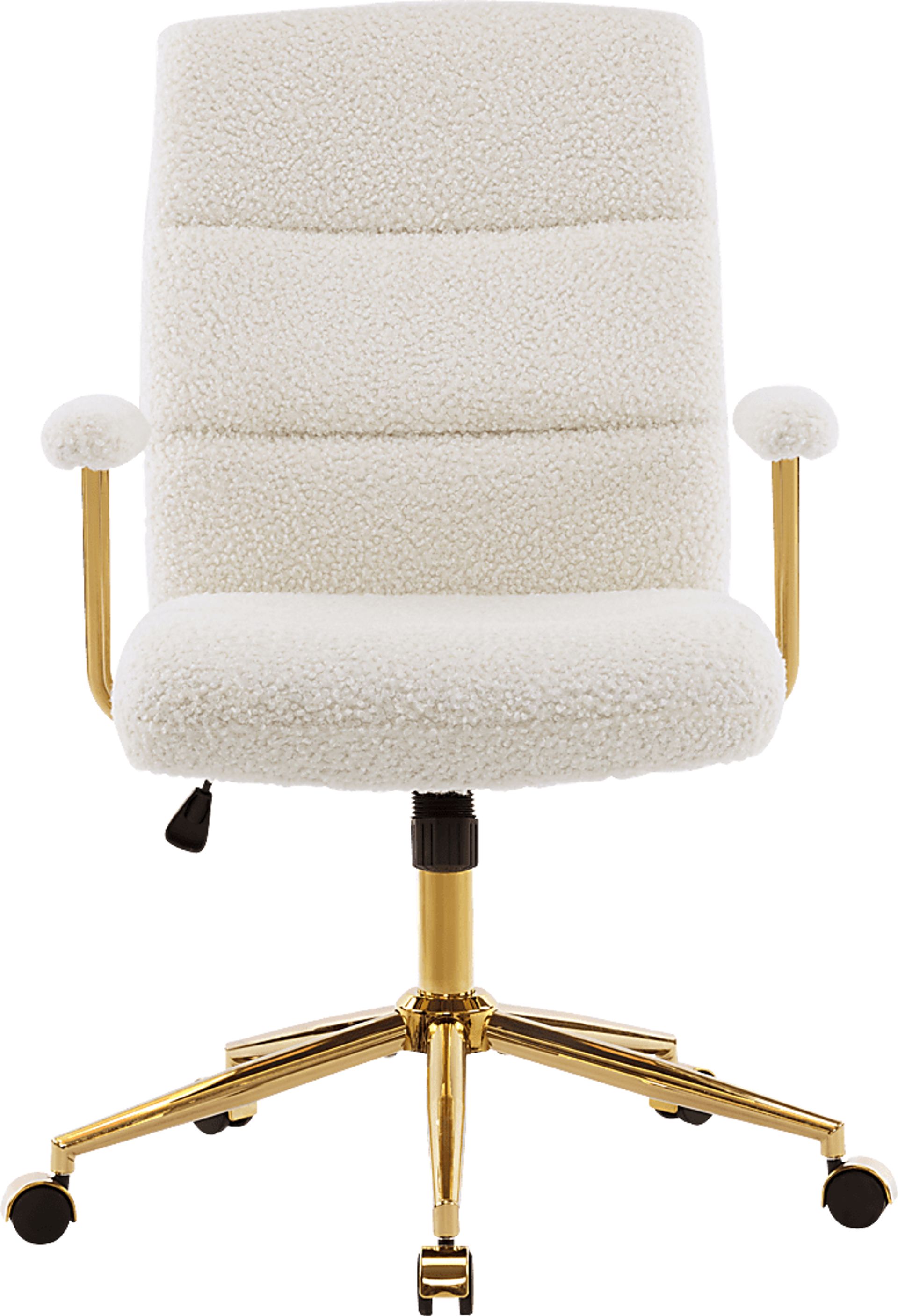 Yvoria White Office Chair - Image 3