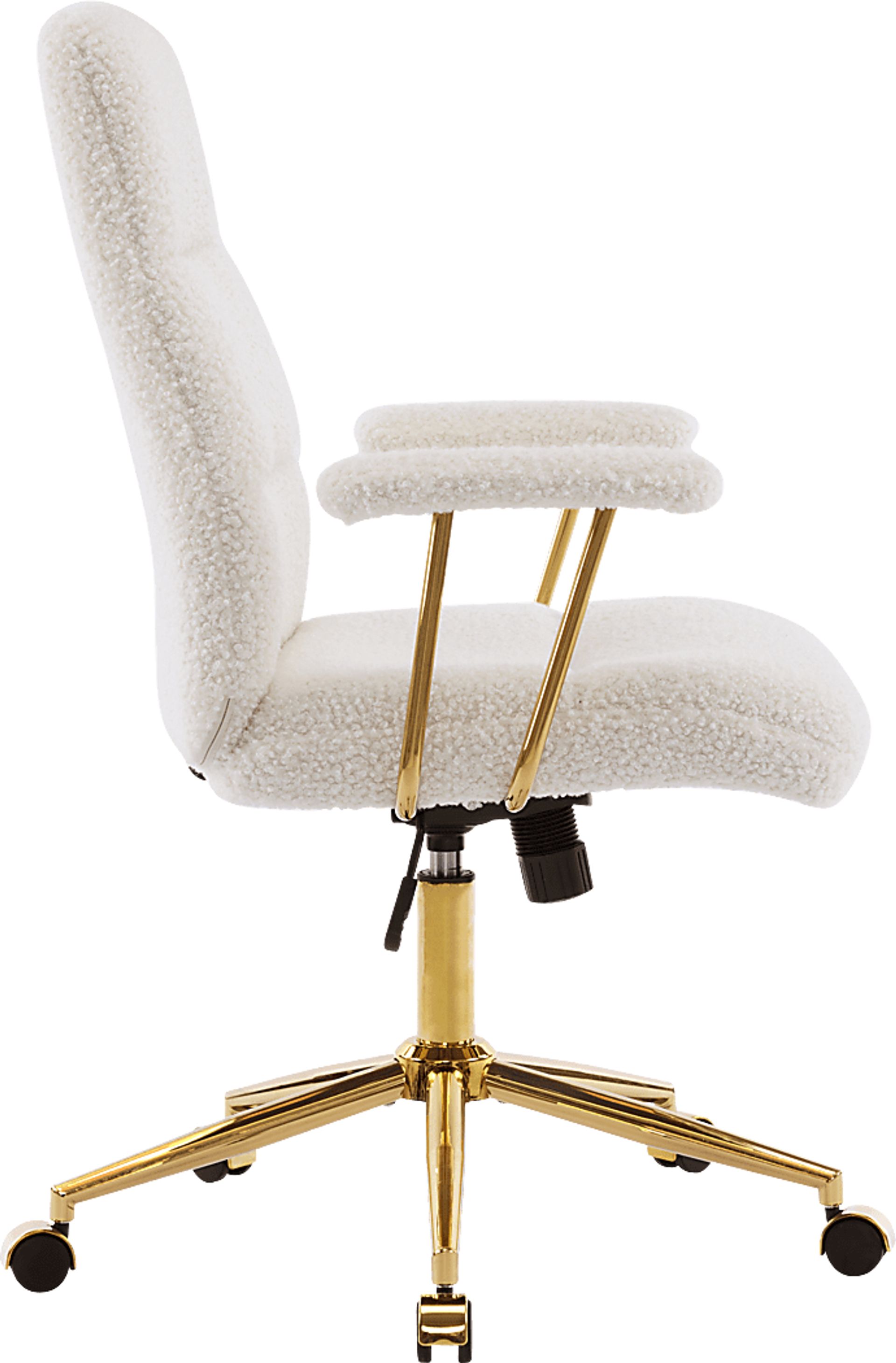 Yvoria White Office Chair - Image 6