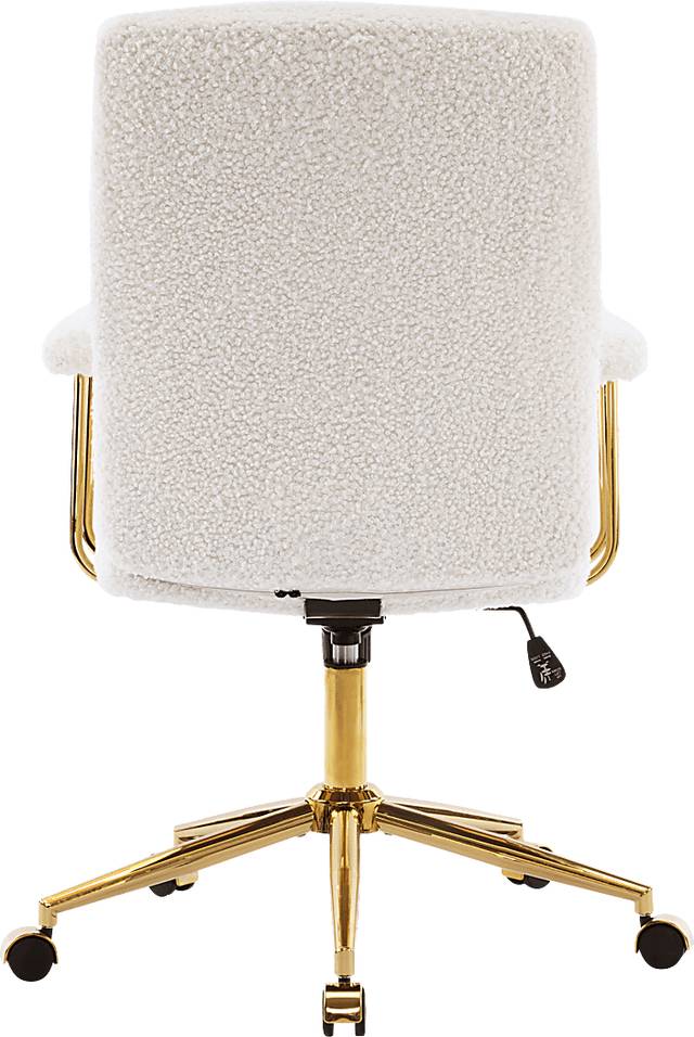 Yvoria White Office Chair - Thumbnail - Image 7