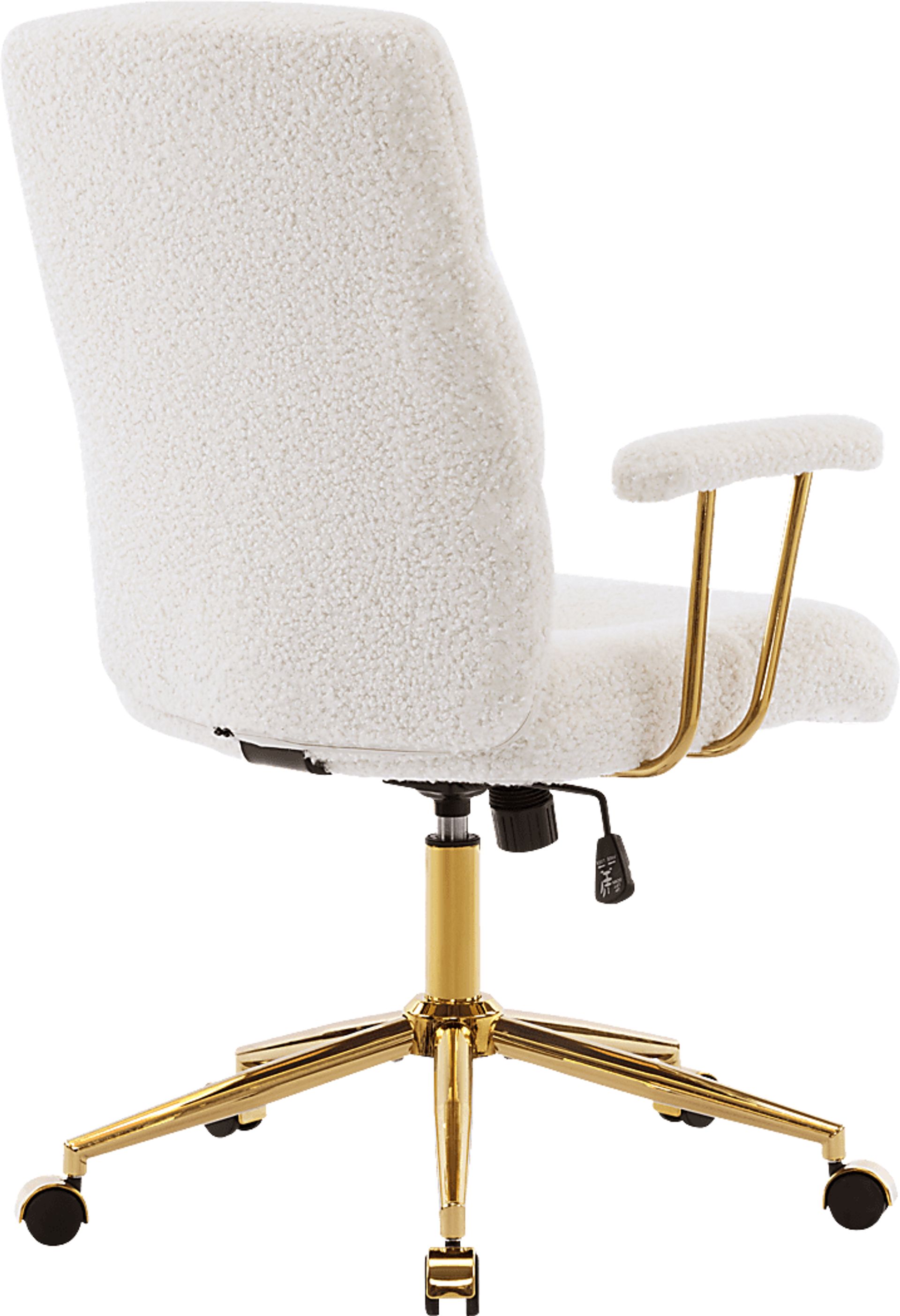 Yvoria White Office Chair - Image 8